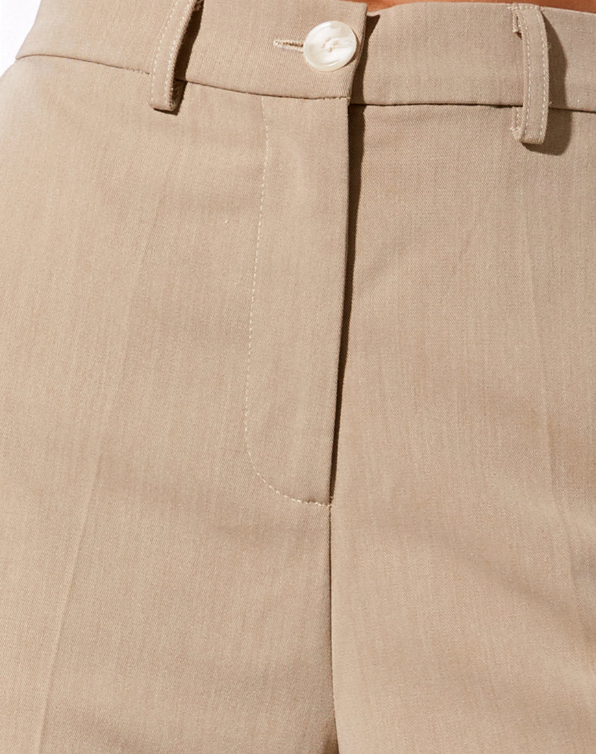 Abba Trouser in Tan-Nico Sky