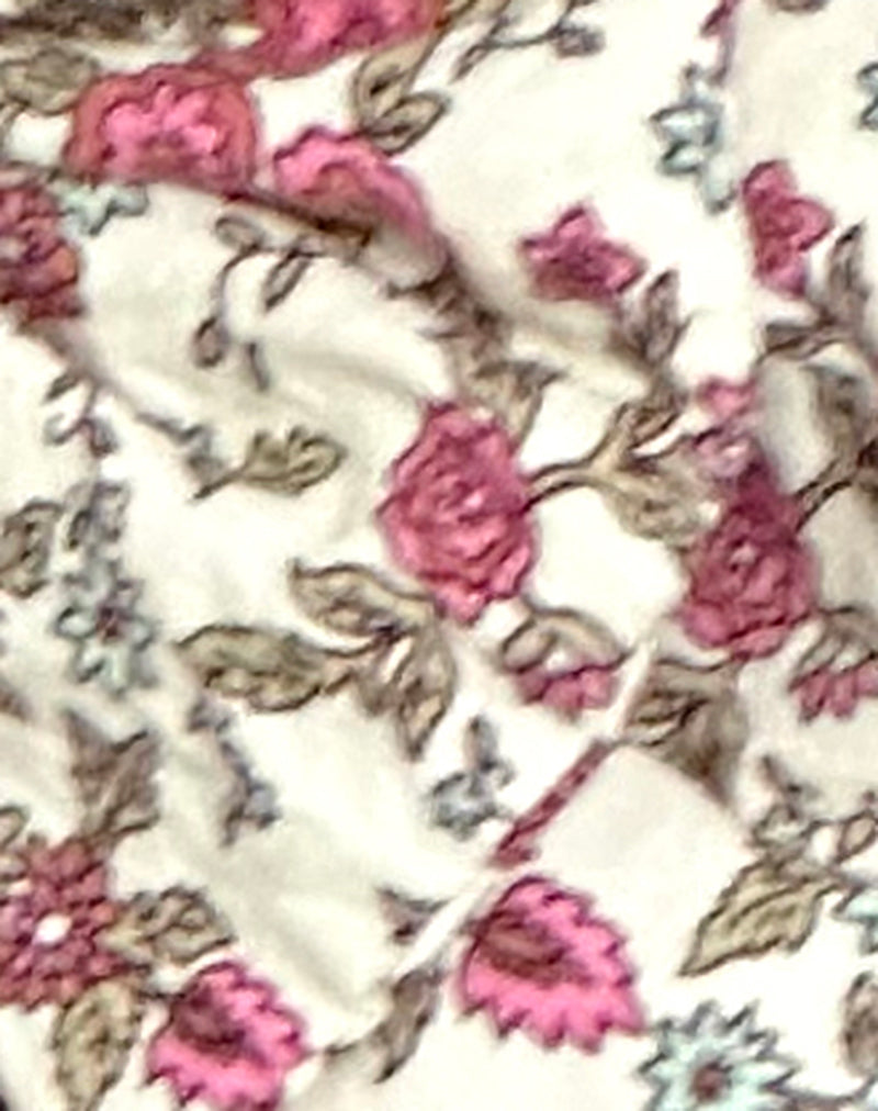 Acar Bow Clip in Vintage Bloom-Nico Sky