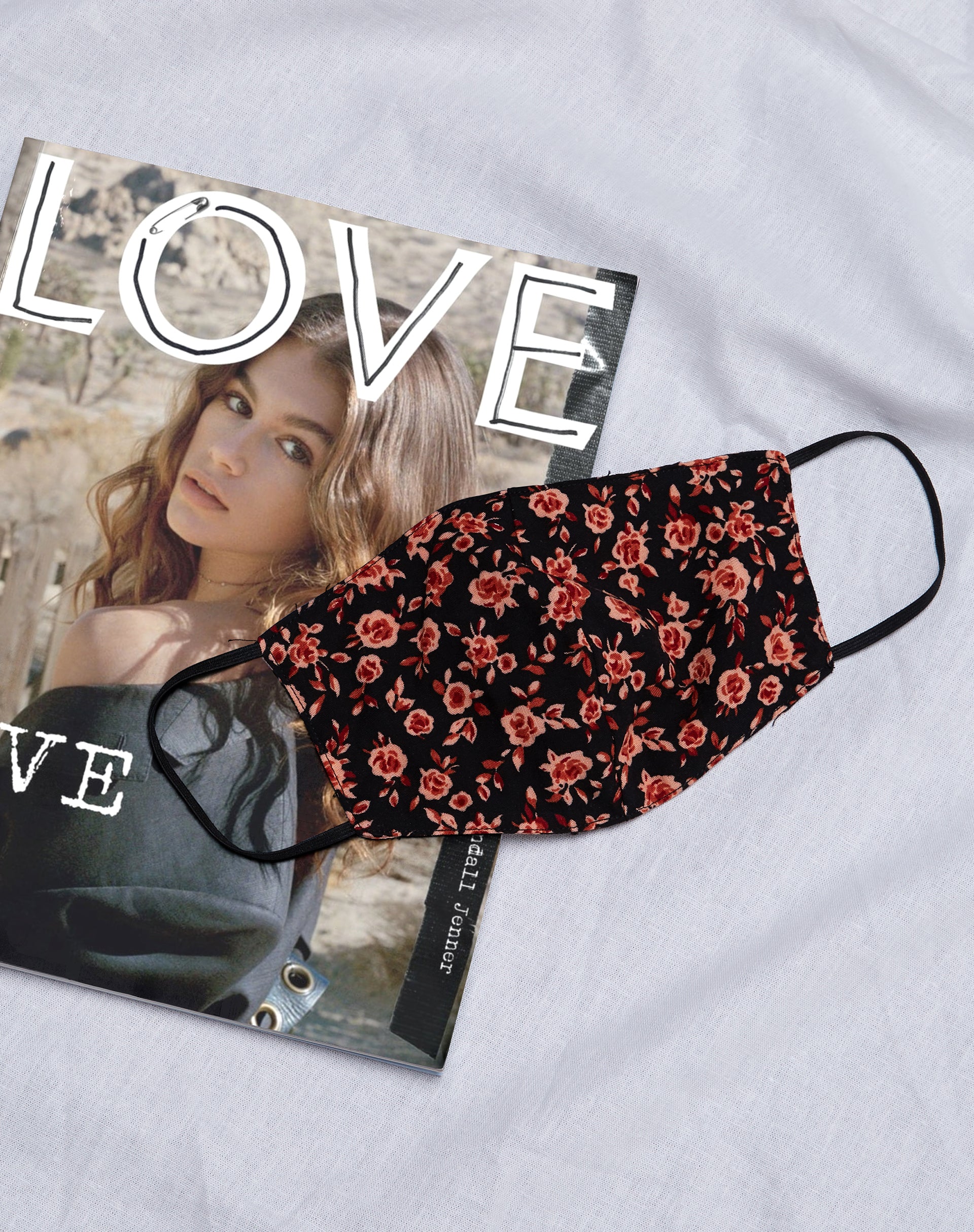 Face Mask in Autumn Blossom-Nico Sky