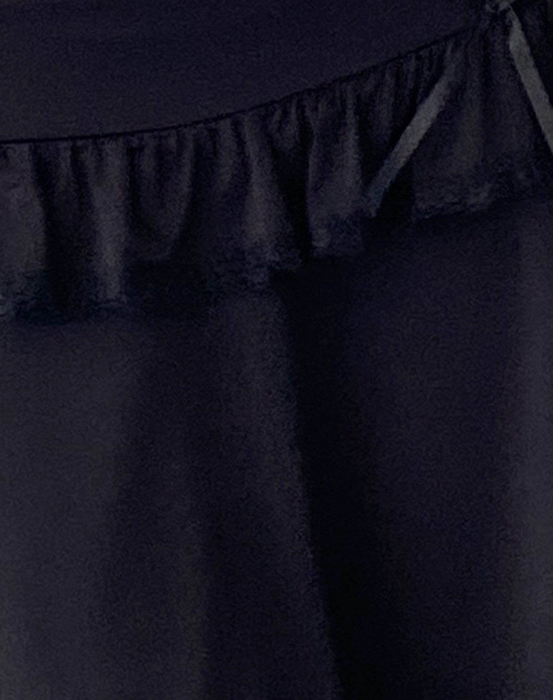 Addalyn Lace Trim Mini Skirt in Black-Nico Sky