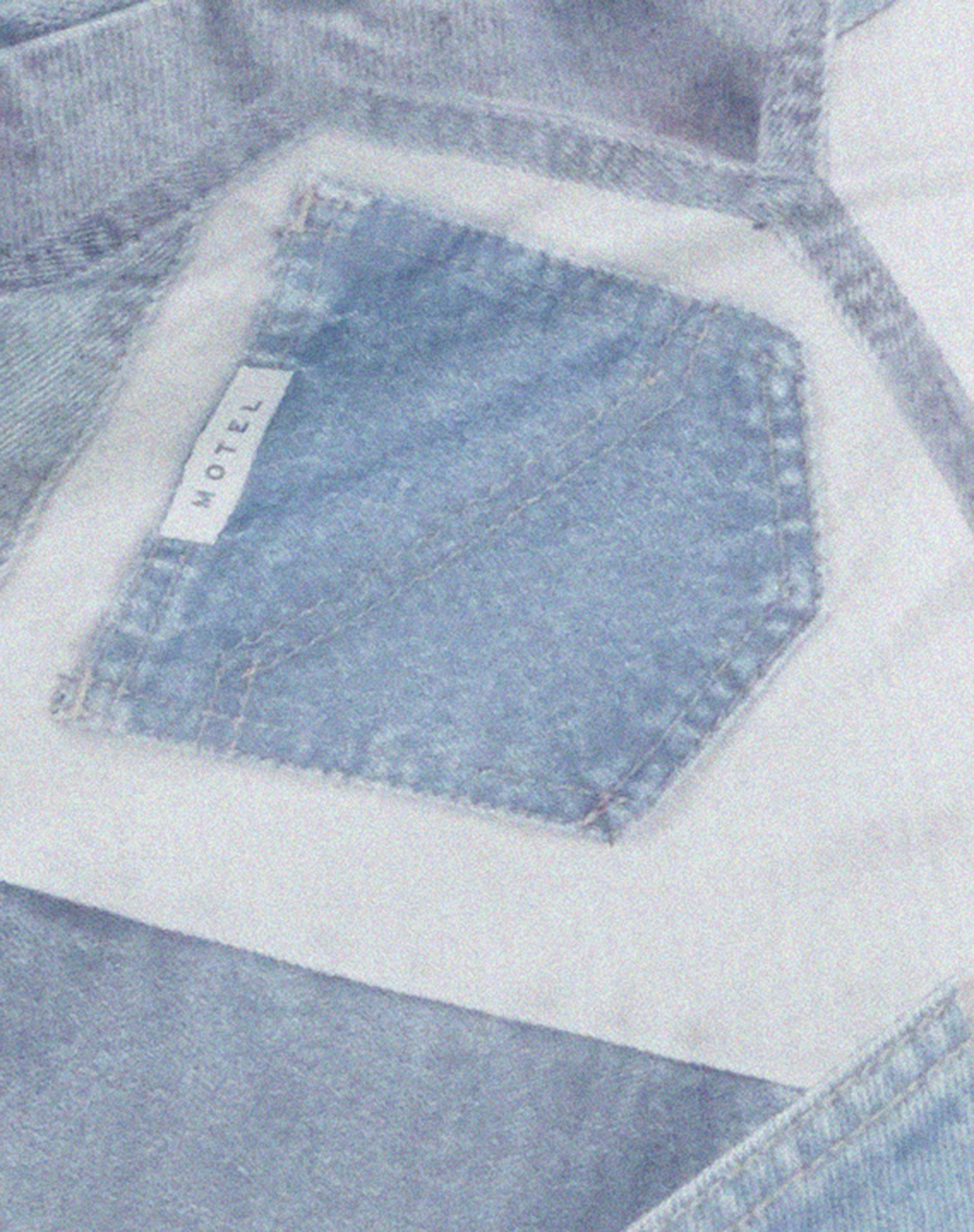 Adelia Mini Dress in Denim Pocket-Nico Sky