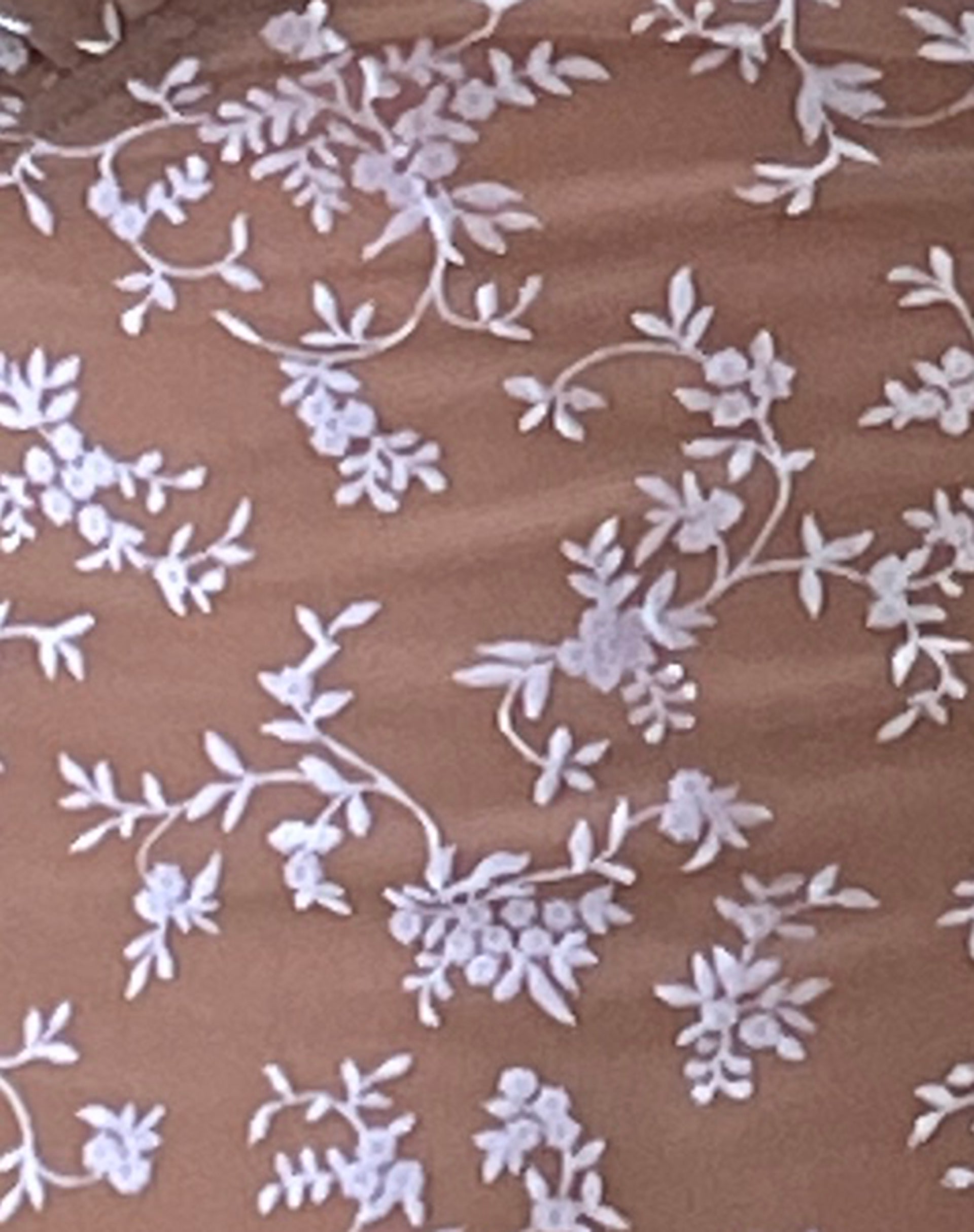 Aerin Mesh Cap Sleeve Top in Botanist Flock Dark Taupe-Nico Sky