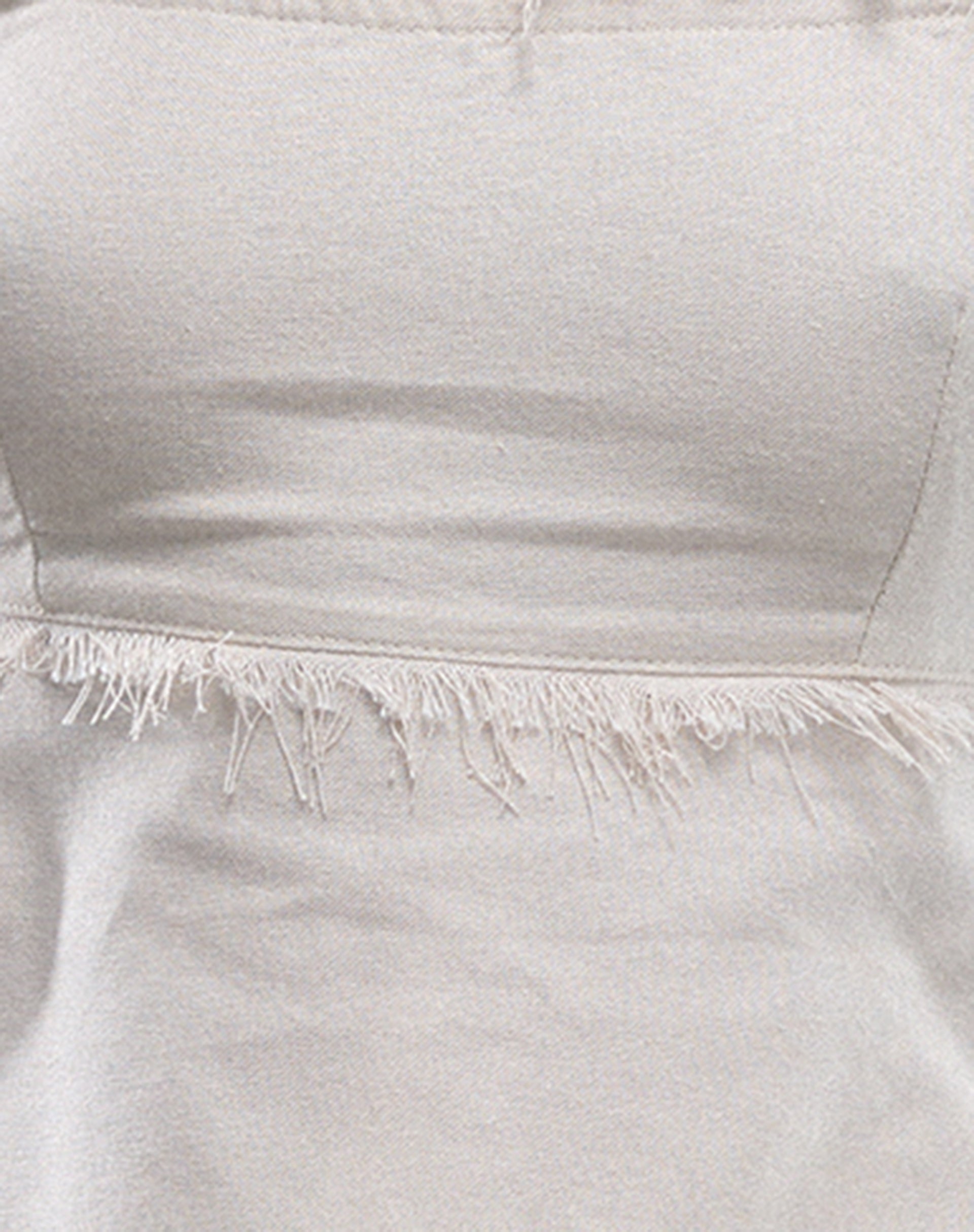 Aine Halterneck Top in Ecru Linen-Nico Sky