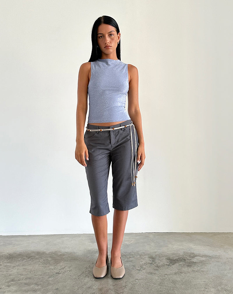 Airien Tank Top in Shimmer Blue-Nico Sky