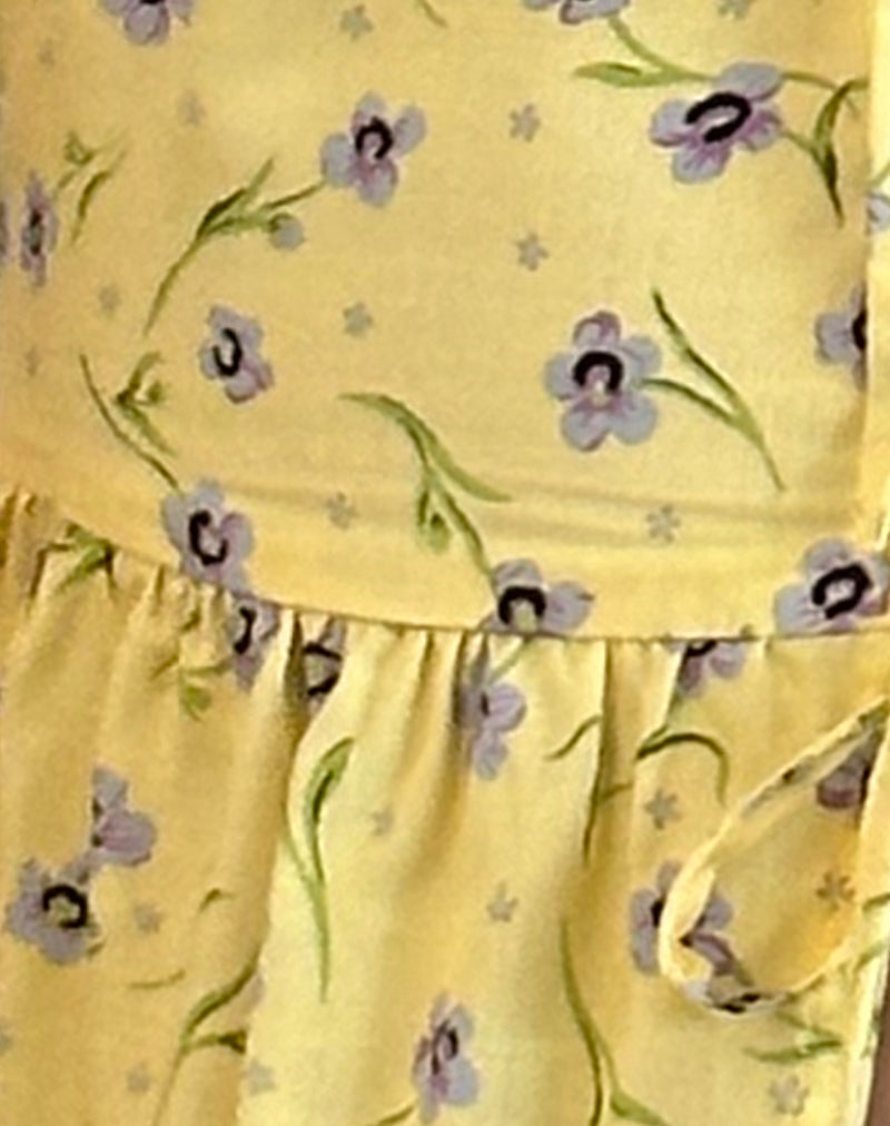 Ajasi Blouse in Wild Flower Lemon Drop-Nico Sky