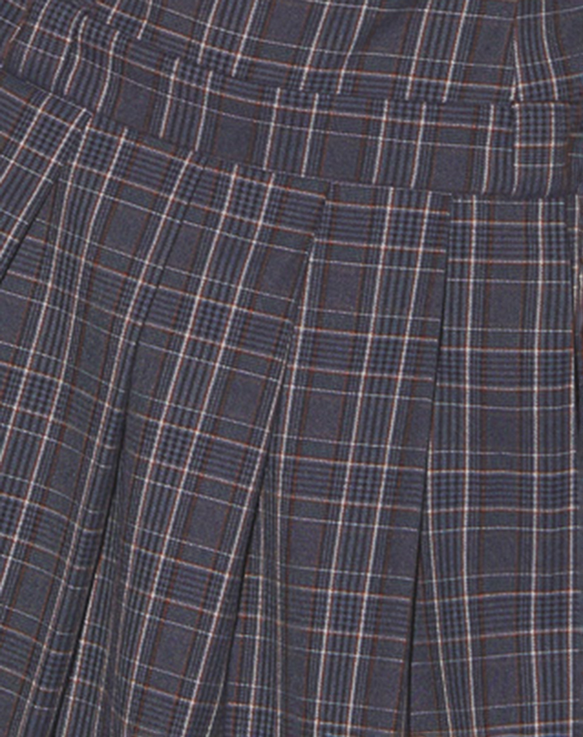 Aldari Bandeau Midi Dress Tailoring Navy Check-Nico Sky