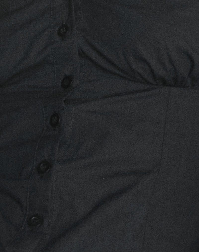 Alden Mini Dress in Tap Shoe Black-Nico Sky