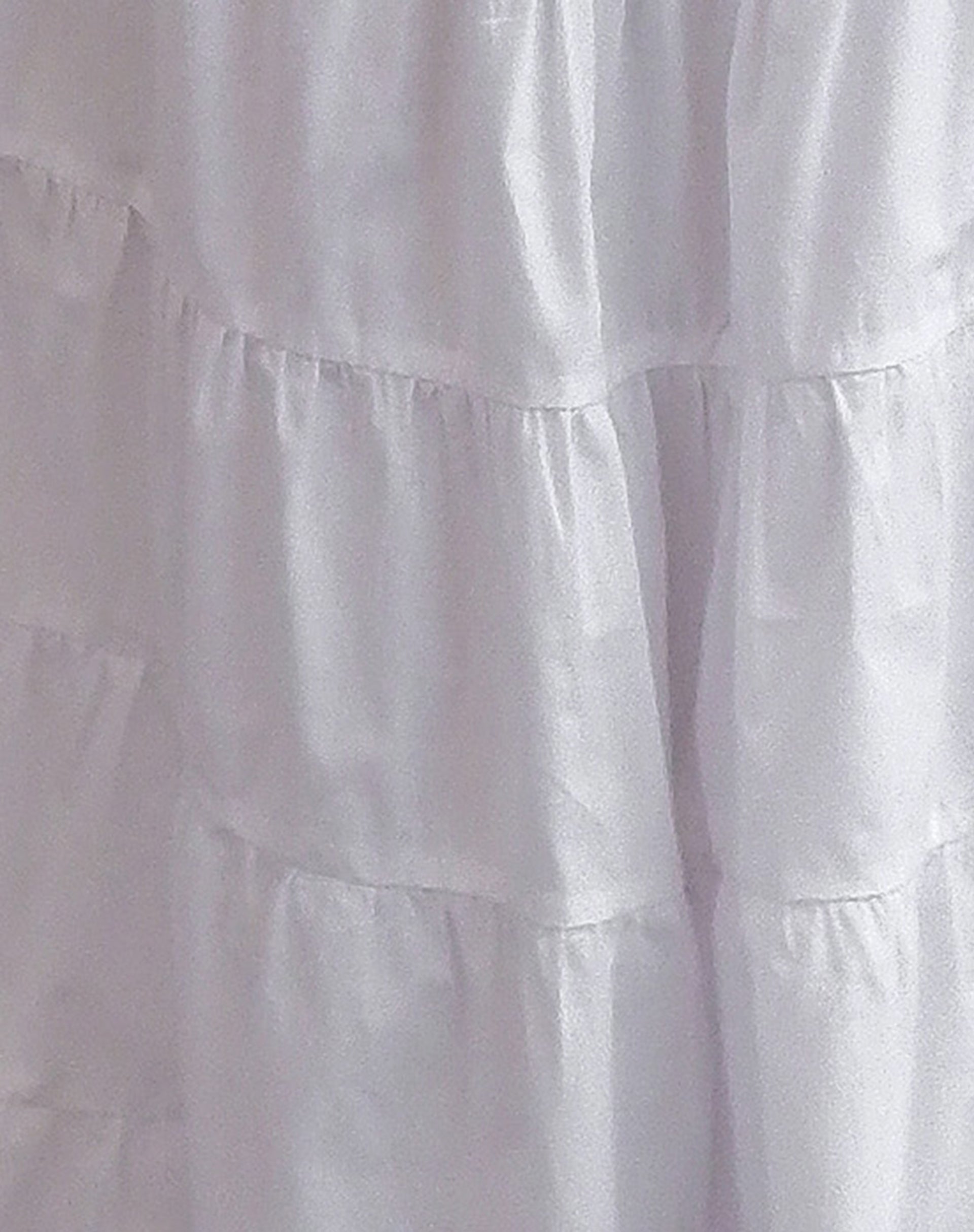 Izumi Tiered Midi Skirt in Poplin White-Nico Sky