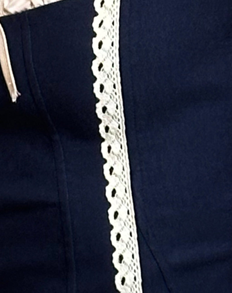 Alexa Corset Top in Navy-Nico Sky