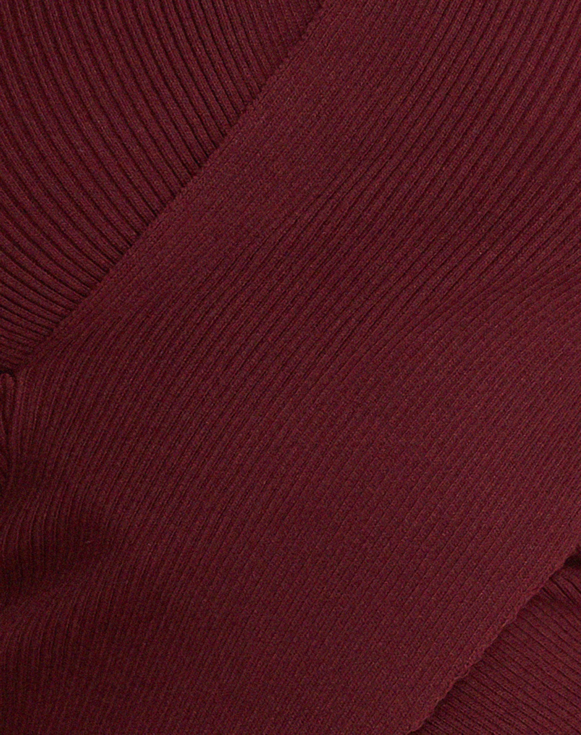 Amandari Bardot Long Sleeve Top in Marron-Nico Sky