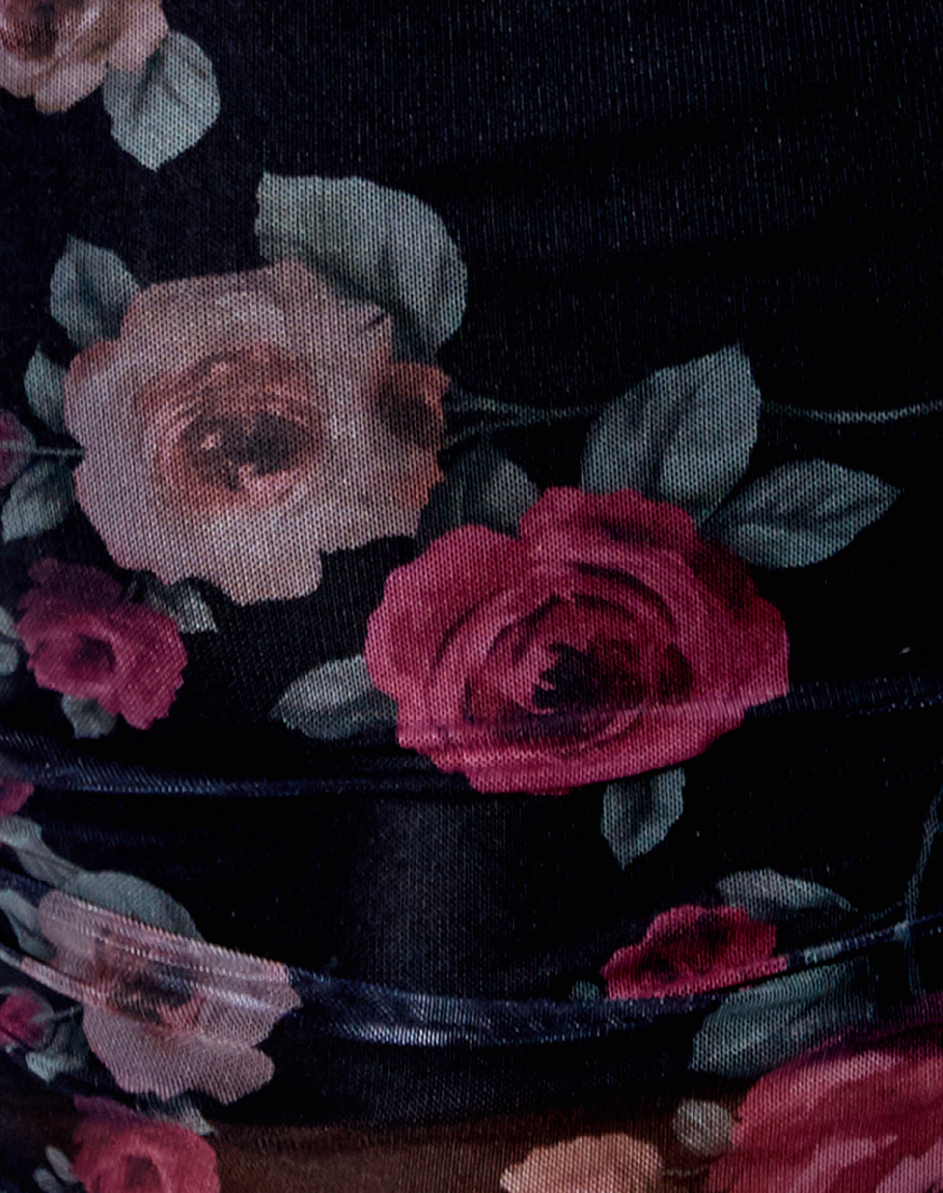 Amara Crop Top in Gothic Rose-Nico Sky