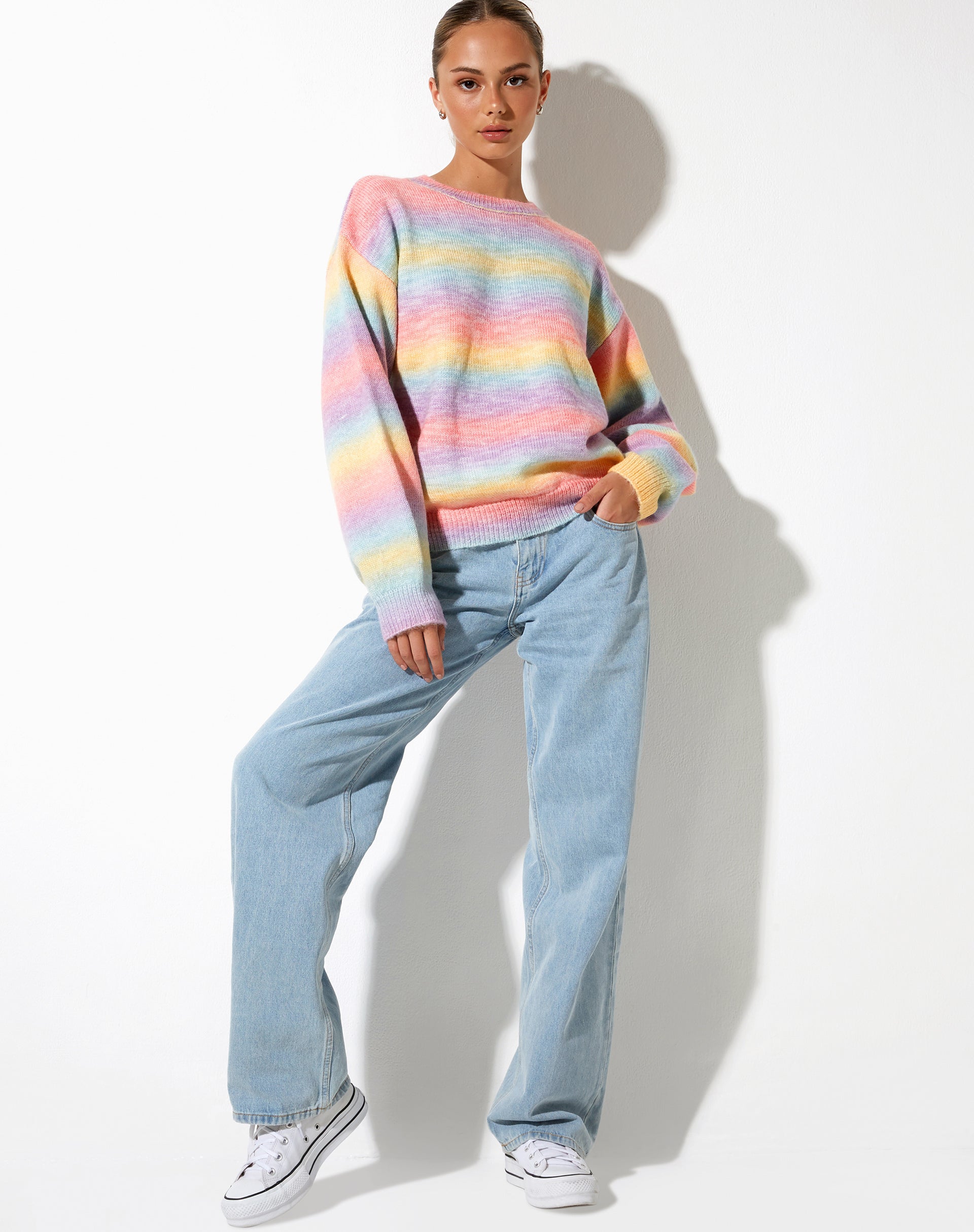Ammaria Jumper in Purple and Blue-Nico Sky
