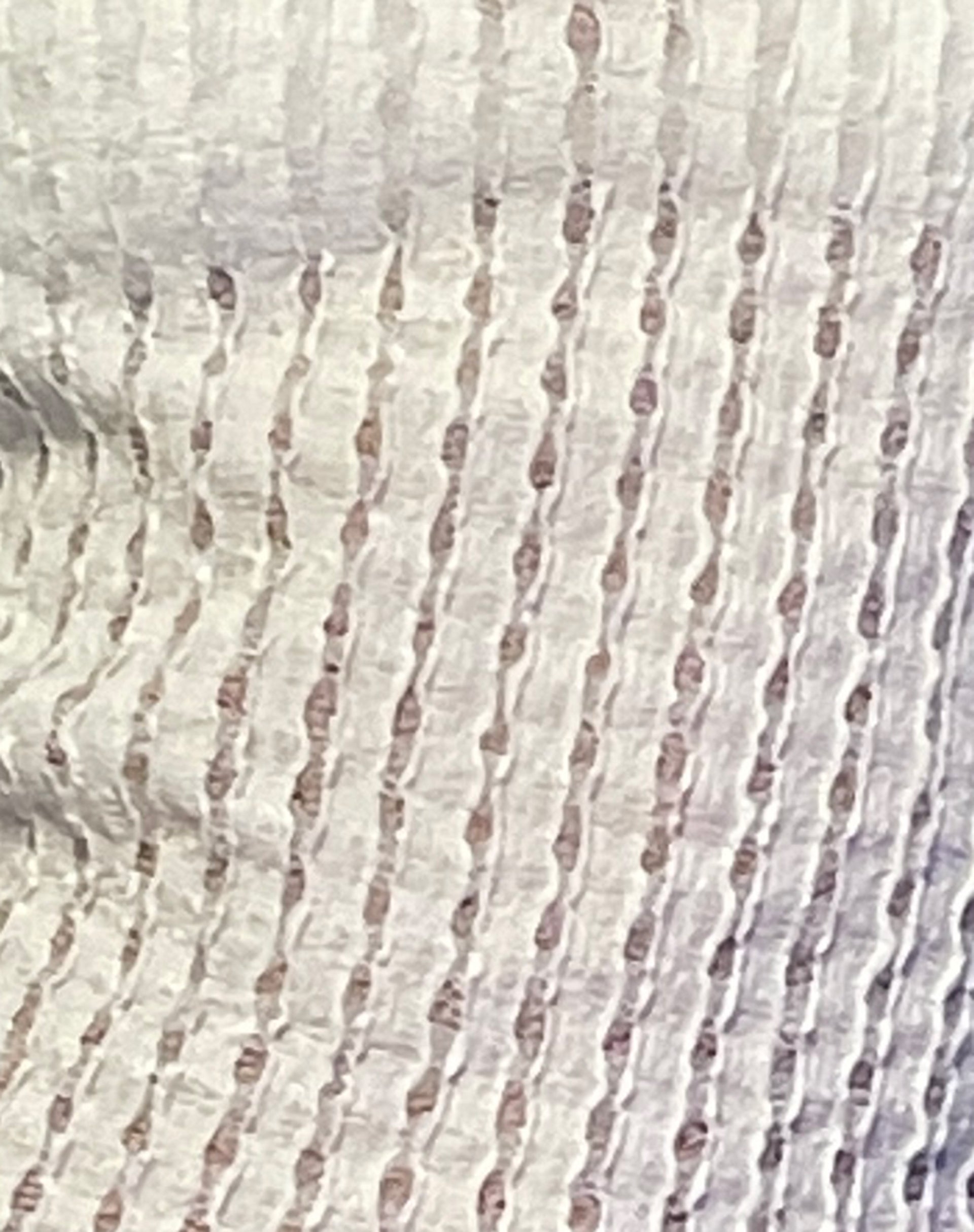 Angela Long Sleeve Top in Crinkle White-Nico Sky