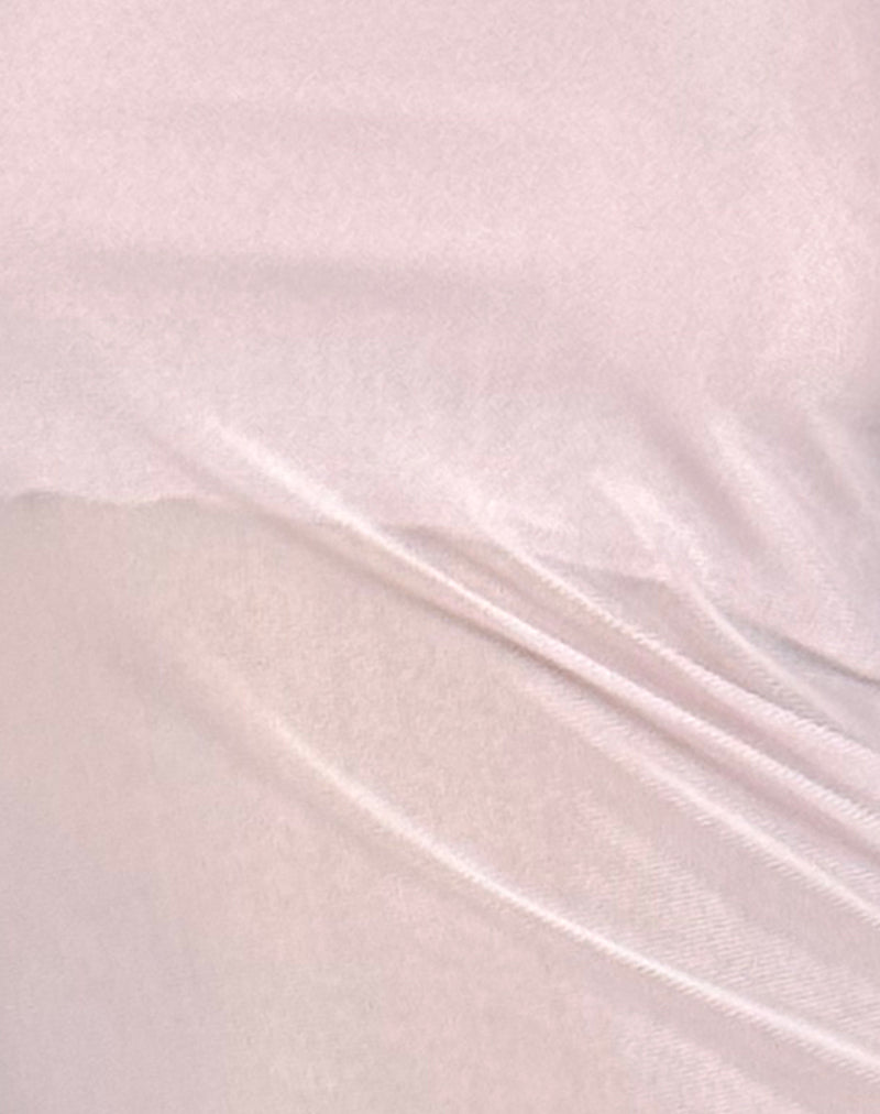 Arabella Halterneck Top In Mesh Pink-Nico Sky