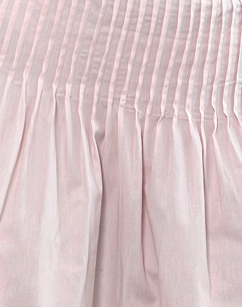 Asada Midi Skirt in Light Pink-Nico Sky