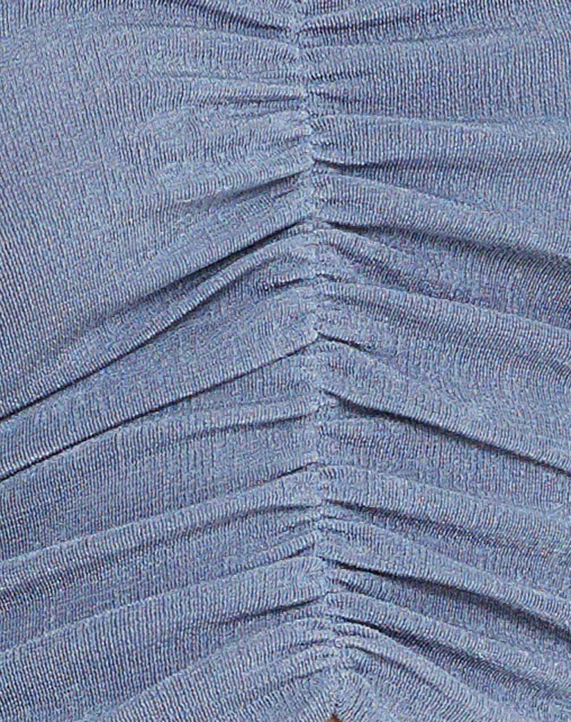 Asti Bandeau Crop Top in Frosty Blue-Nico Sky