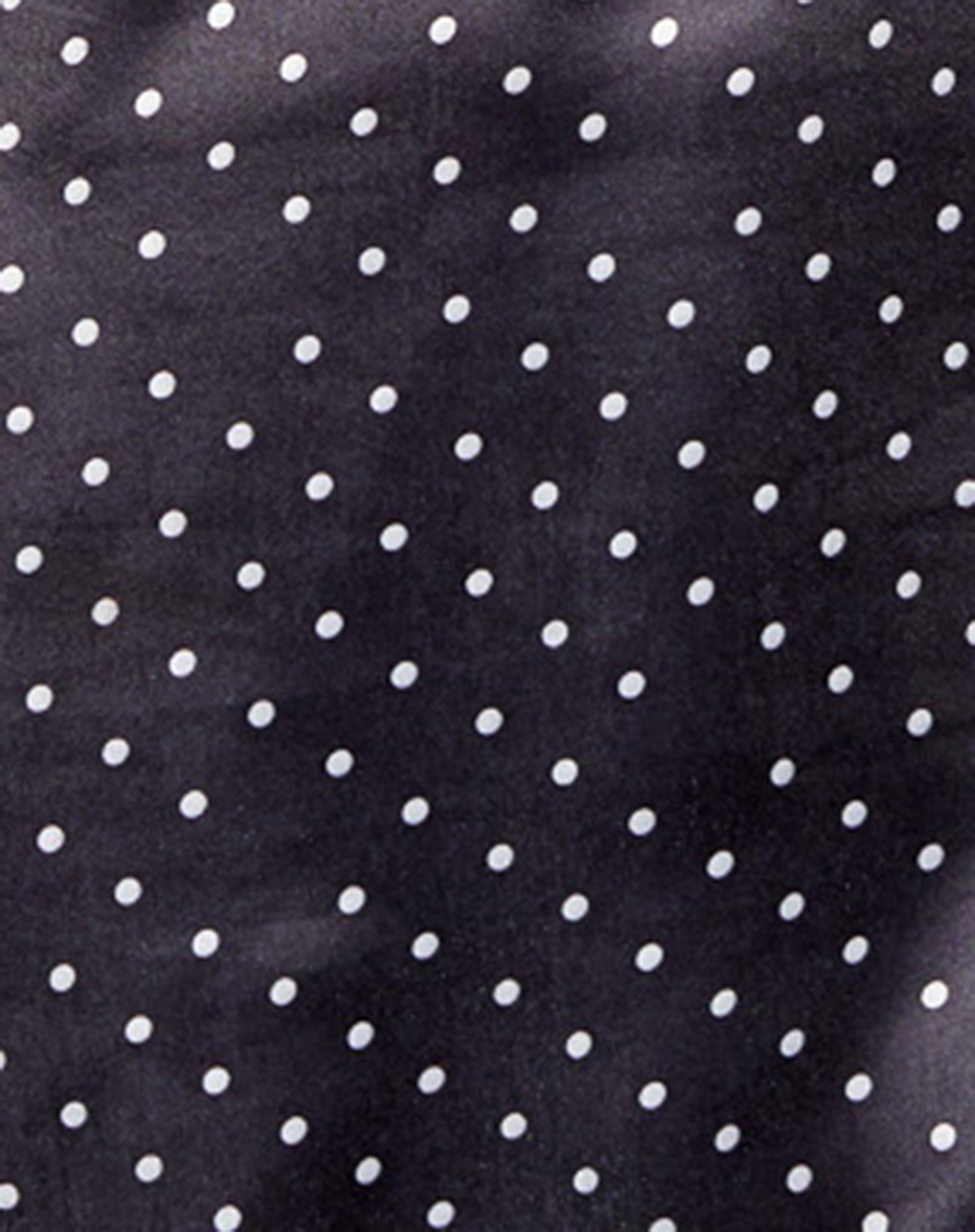 Astrid Satin Mini Dress in Polka Dot Black-Nico Sky