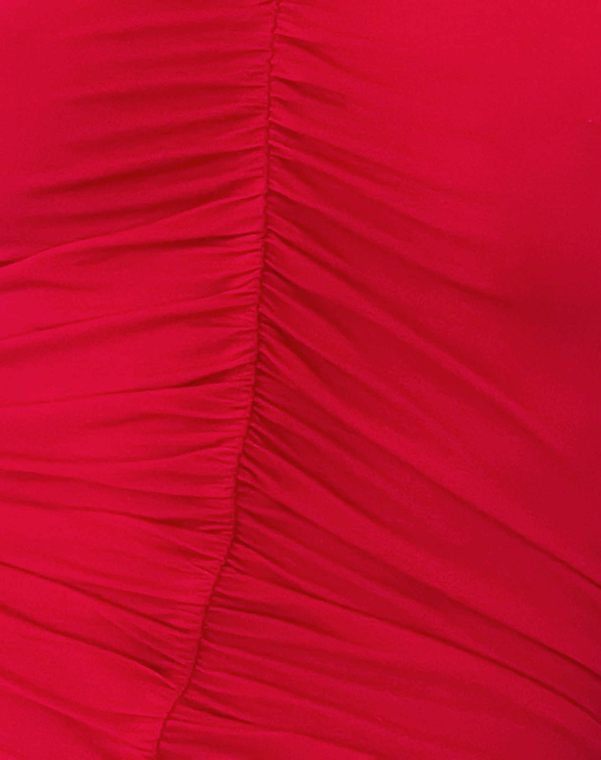 Audrey Halterneck Top in Red Soft Slinky-Nico Sky