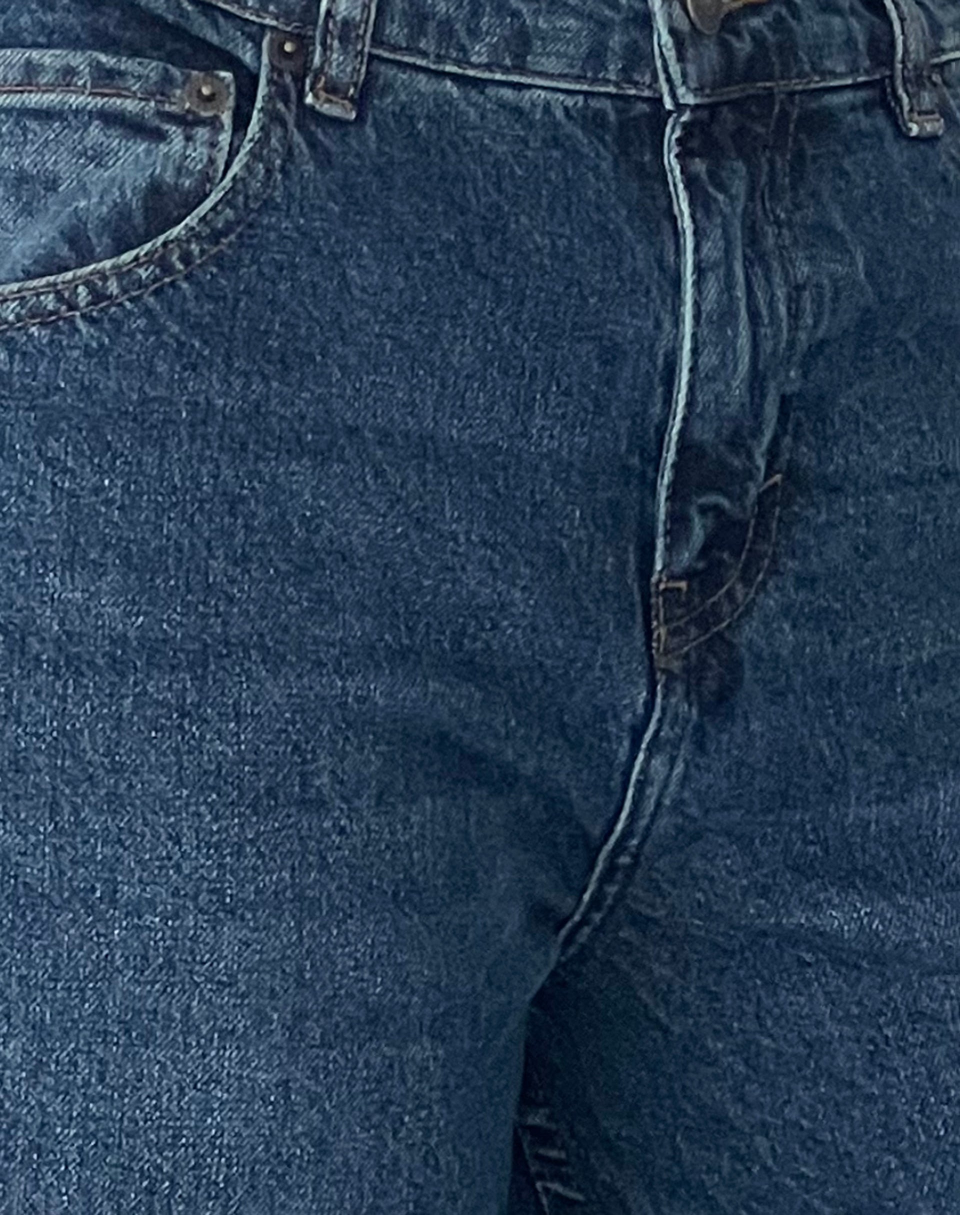 Roomy Mid Rise Jorts in Mid Blue Used-Nico Sky