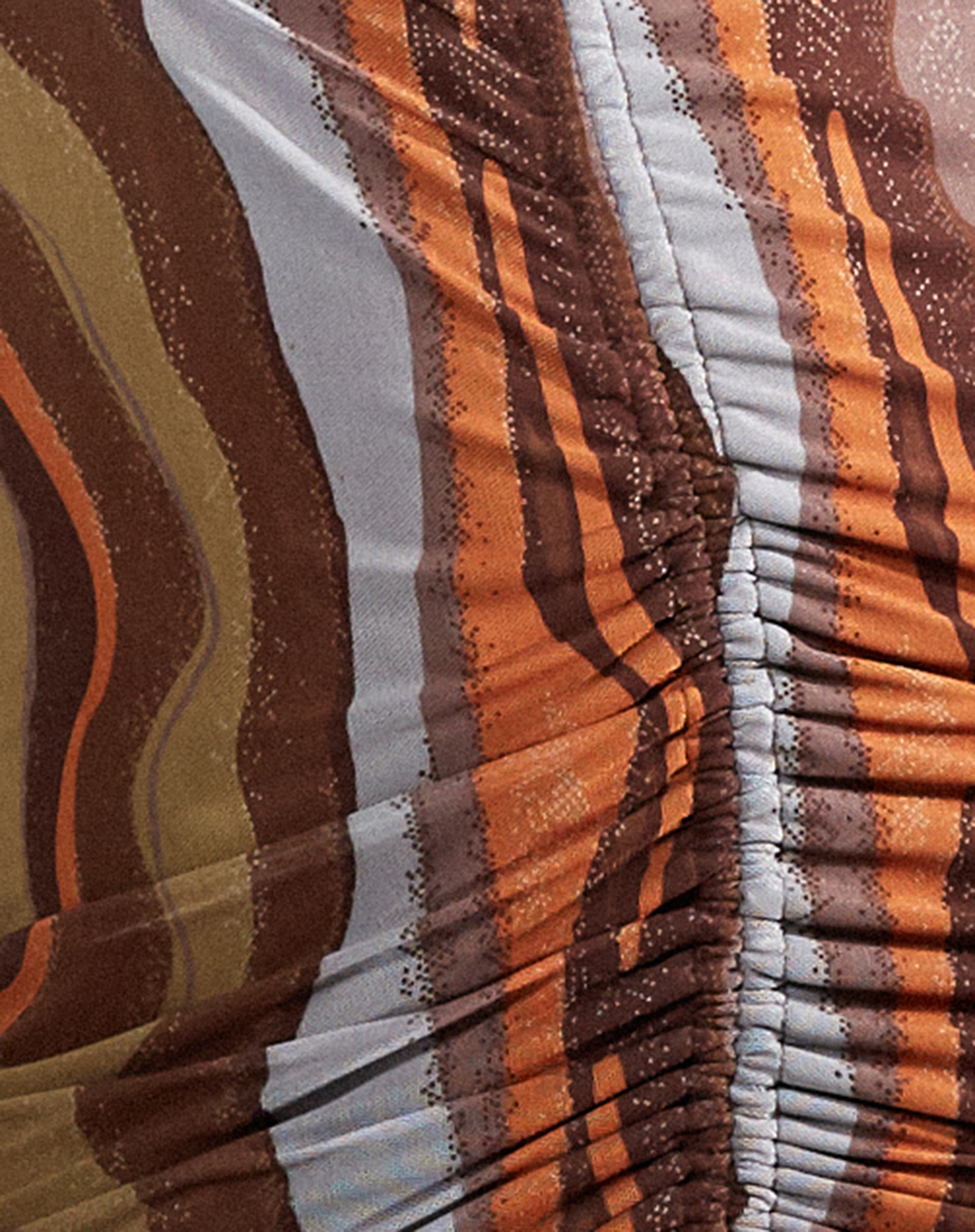 Aviva Mini Dress in Earthy Gradient-Nico Sky