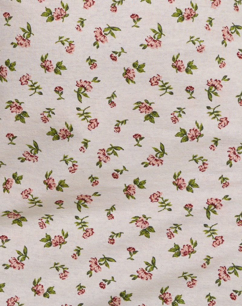 Ayana Mini Dress in Pretty Dainty Flower-Nico Sky