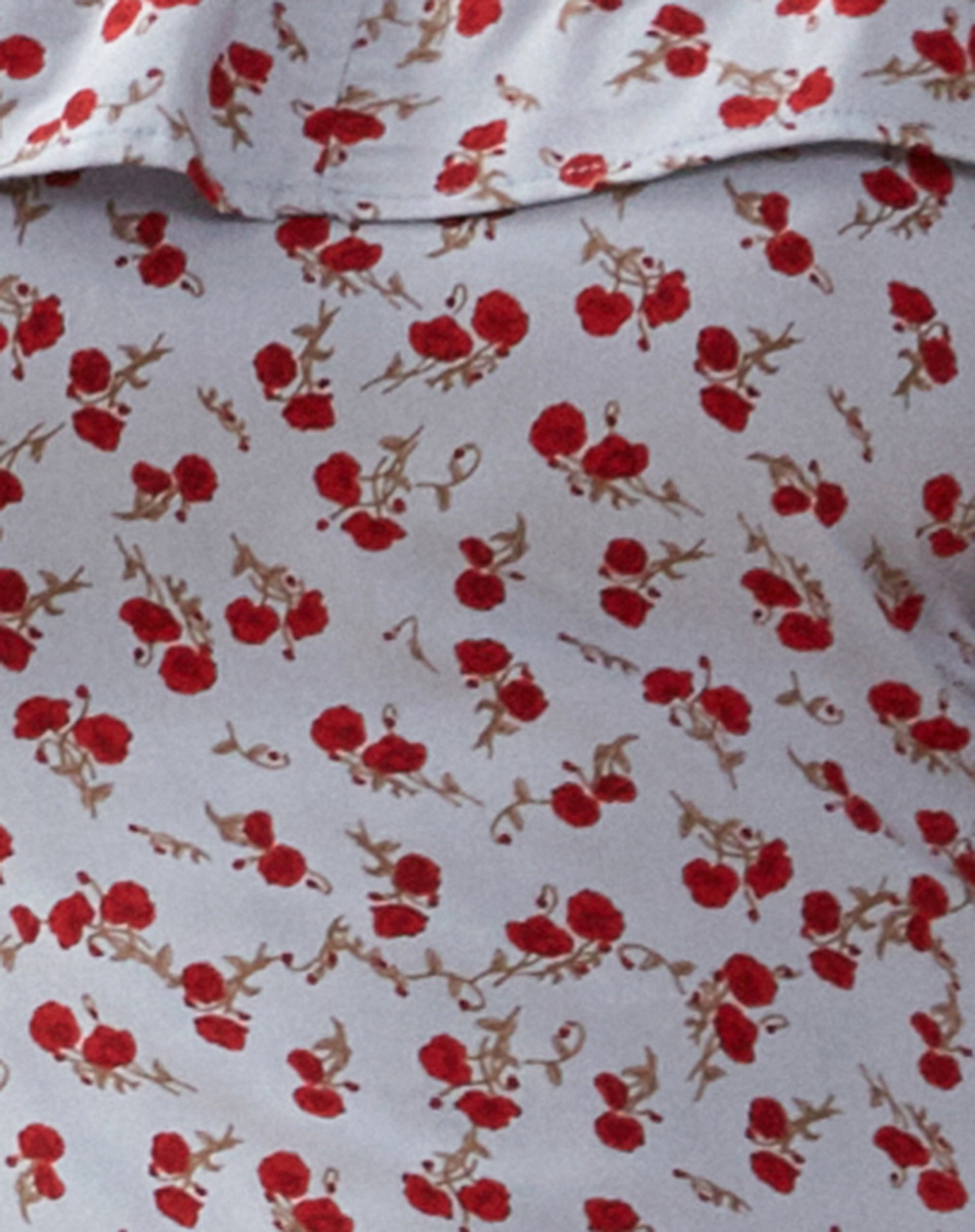 Ayudia Bardot Midi Dress in Blue Floral Ditsy-Nico Sky