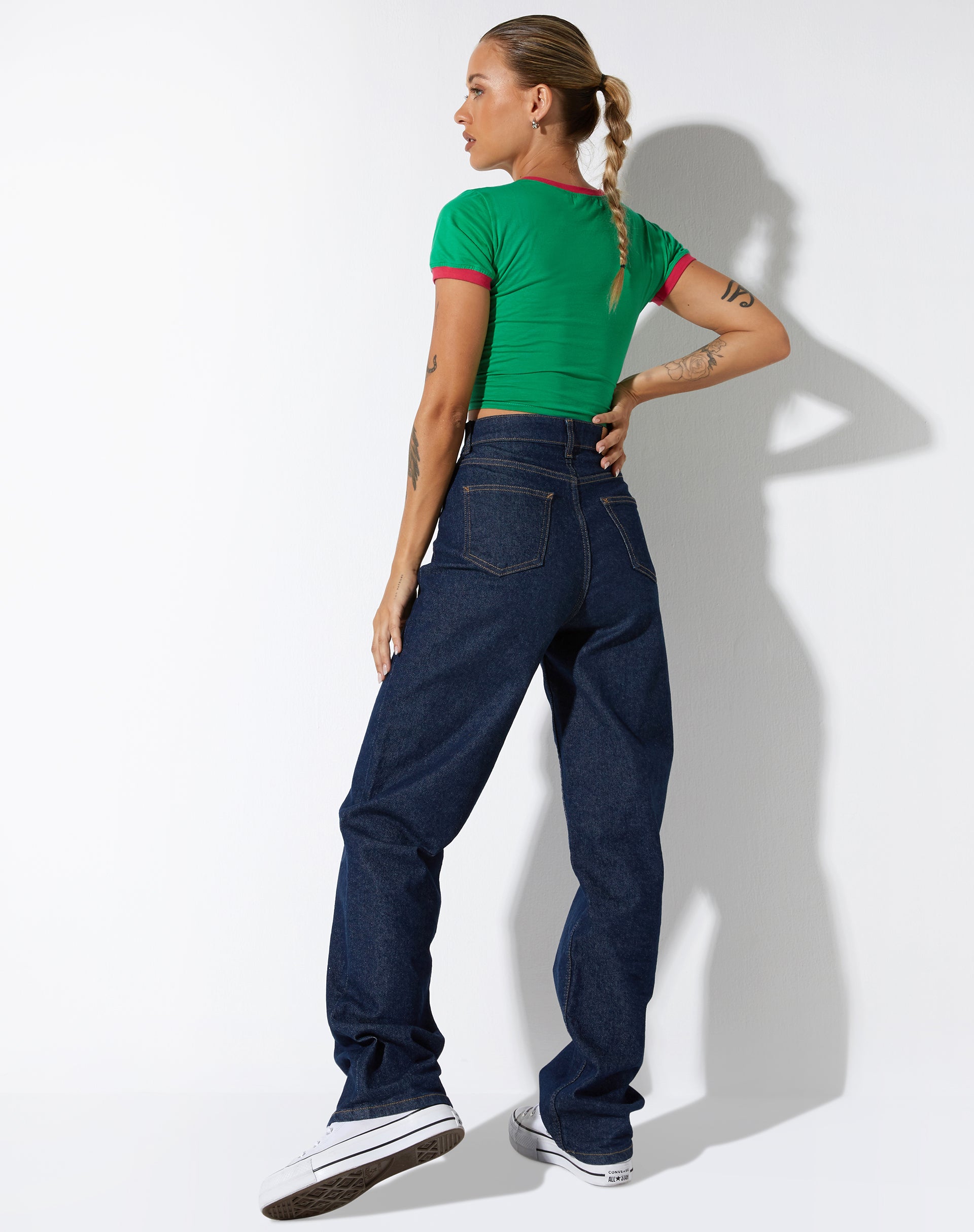 Babe Tee in Fun Green Teddy Cuddle-Nico Sky