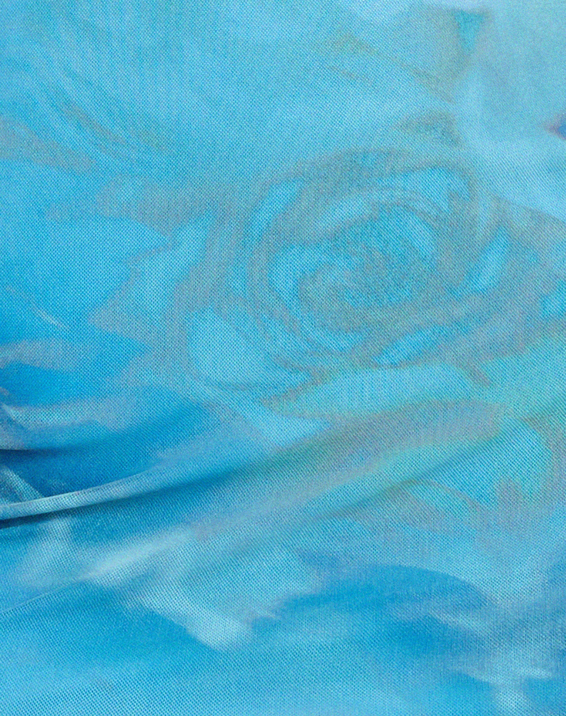 Bahria Bodycon Dress in Digi Petal Blue-Nico Sky