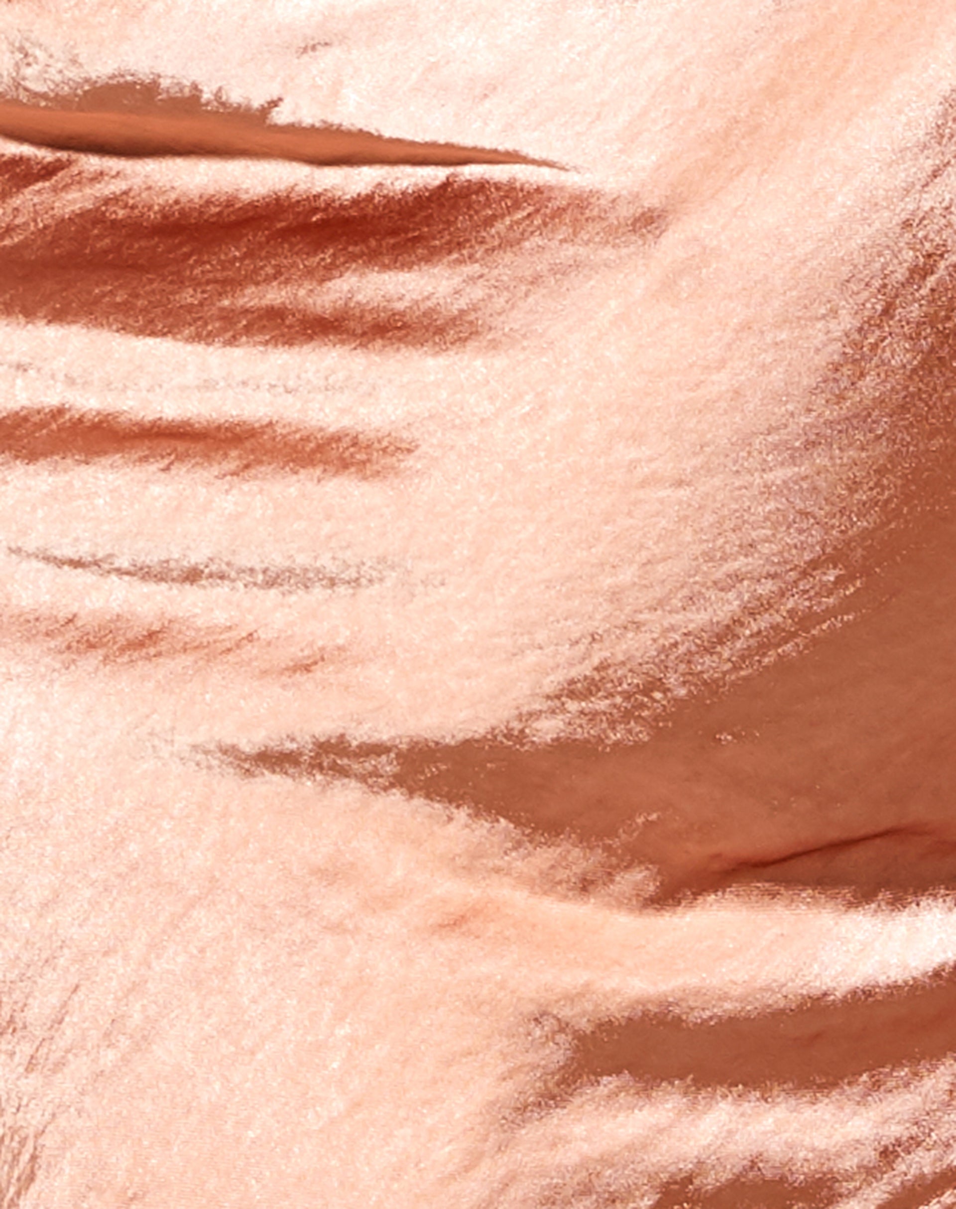 Baila Crop Top in Satin Rose Gold-Nico Sky