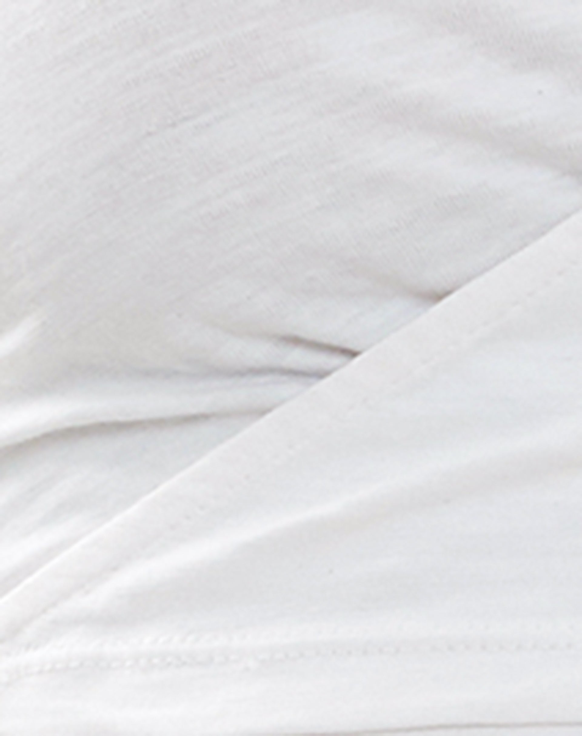 Ballet Wrap Top in White Jersey-Nico Sky