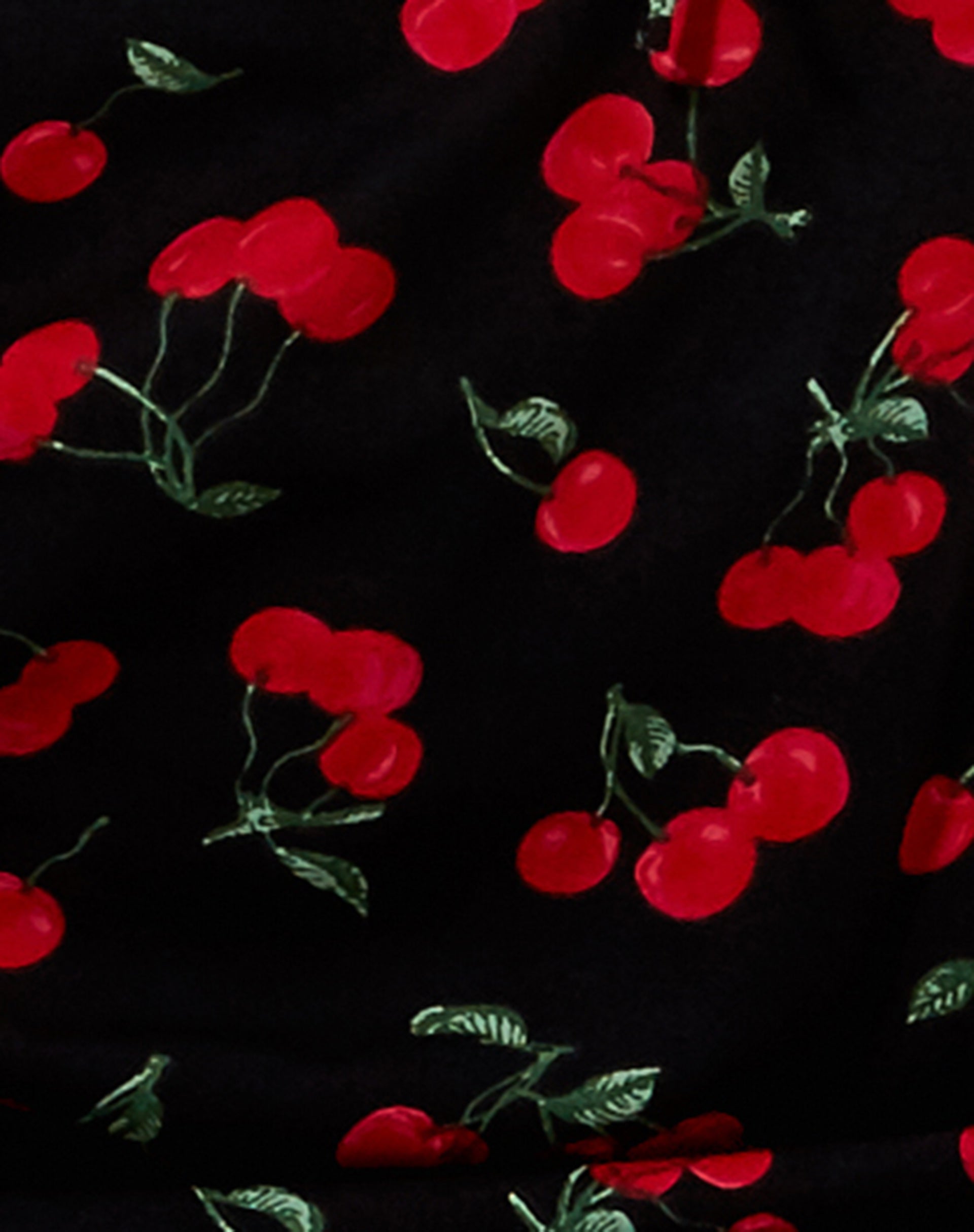 Bandana in Cherries Black-Nico Sky