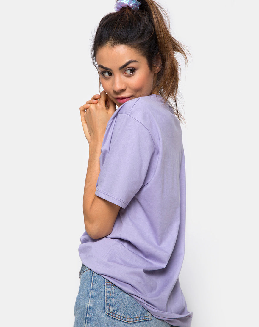 Oversize Basic Tee in What's Ur Wifi-Nico Sky