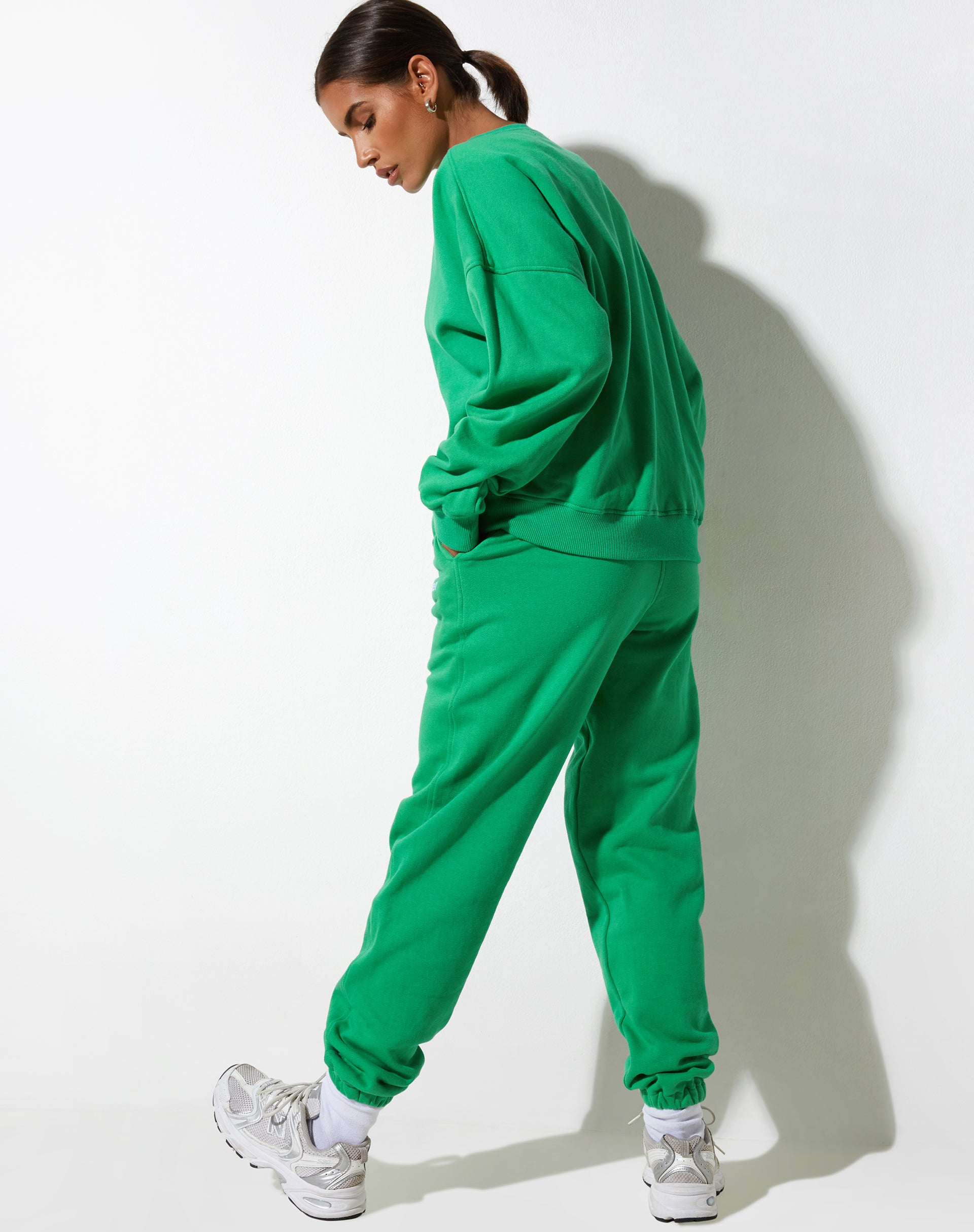 Basta Jogger in Fun Green with 'Live Better' Embro-Nico Sky