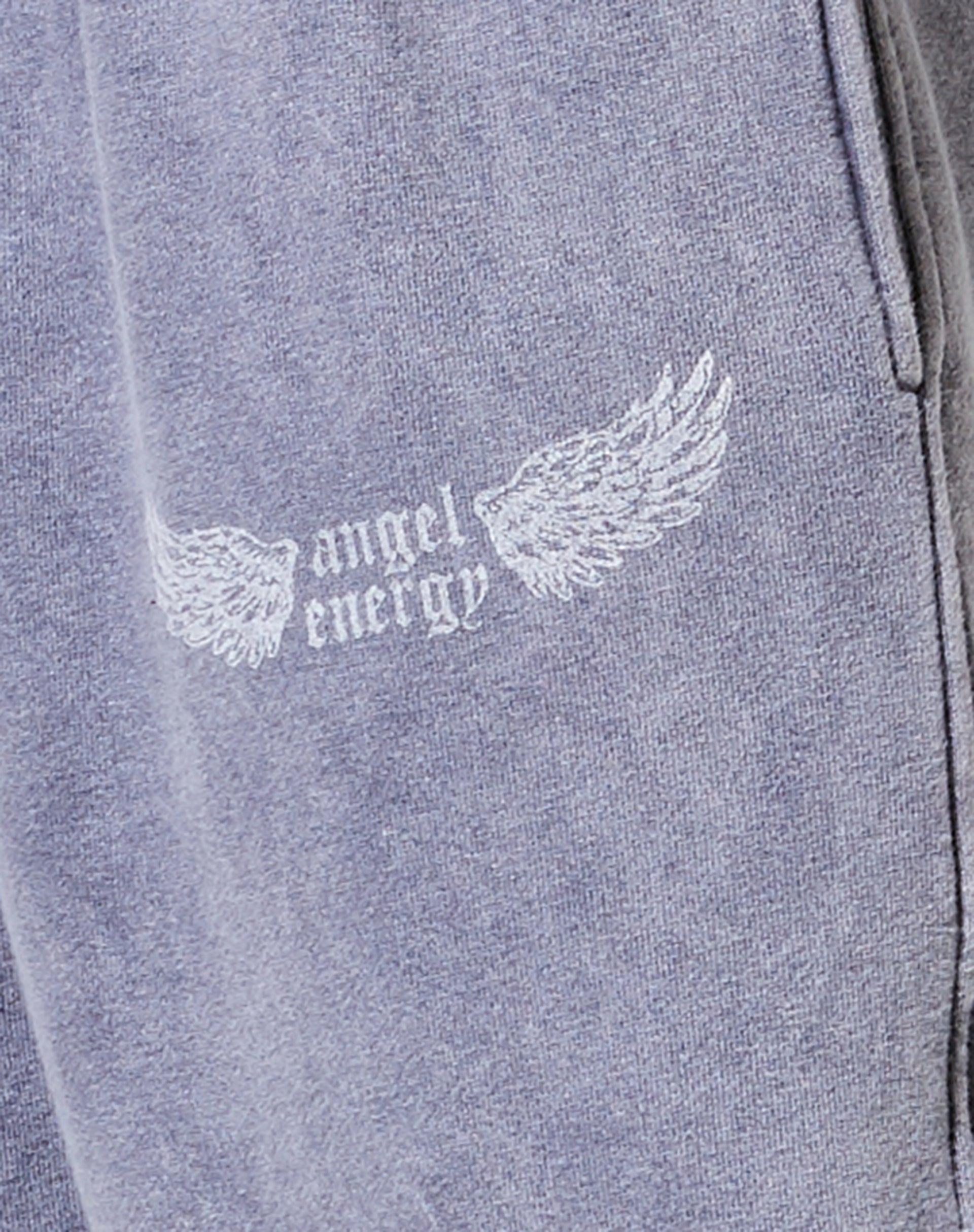 Basta Jogger in Charcoal Wash 'Angel Energy' Wings-Nico Sky