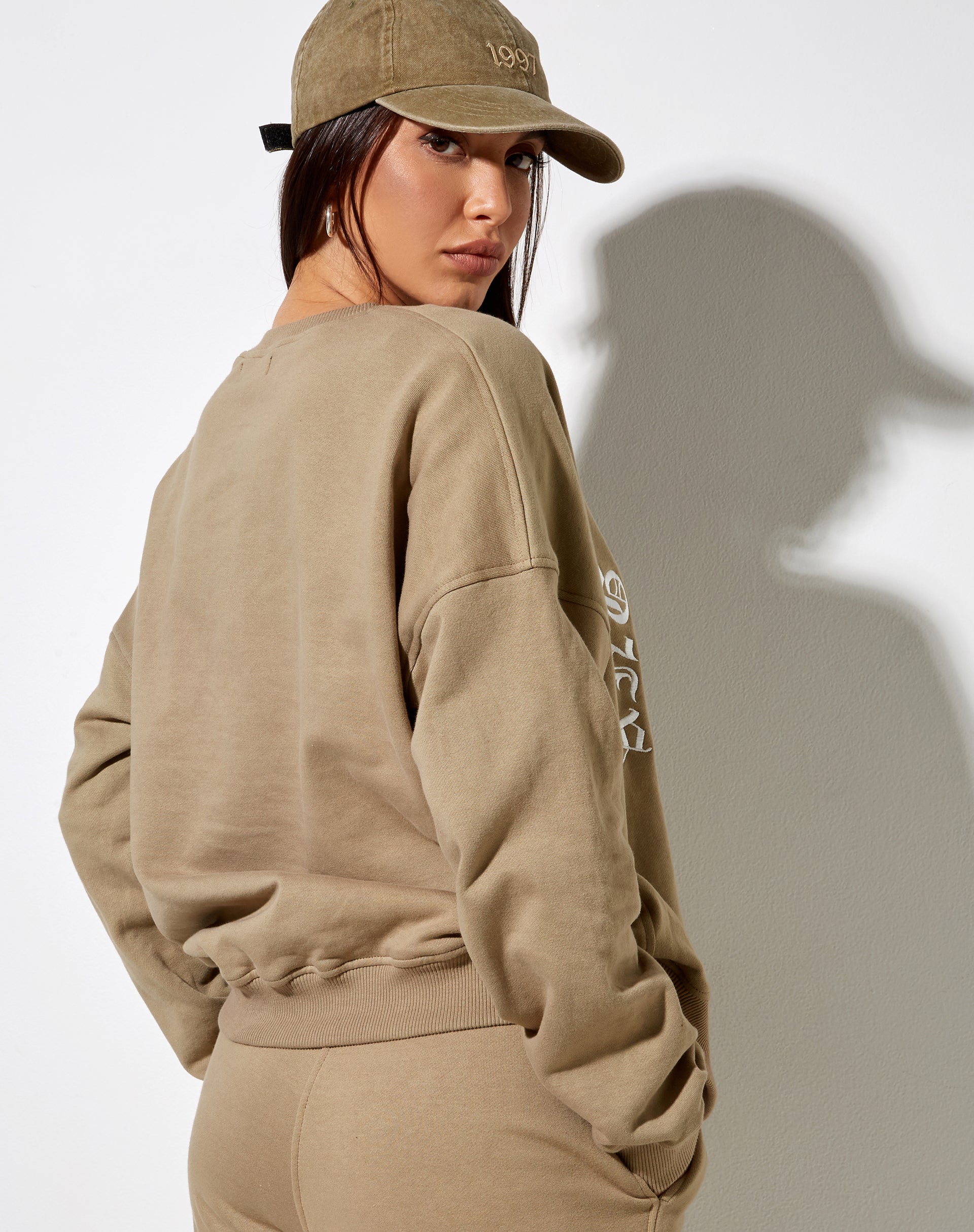 Ted Sweatshirt in Eucalyptus 'Angel Energy' Embro-Nico Sky