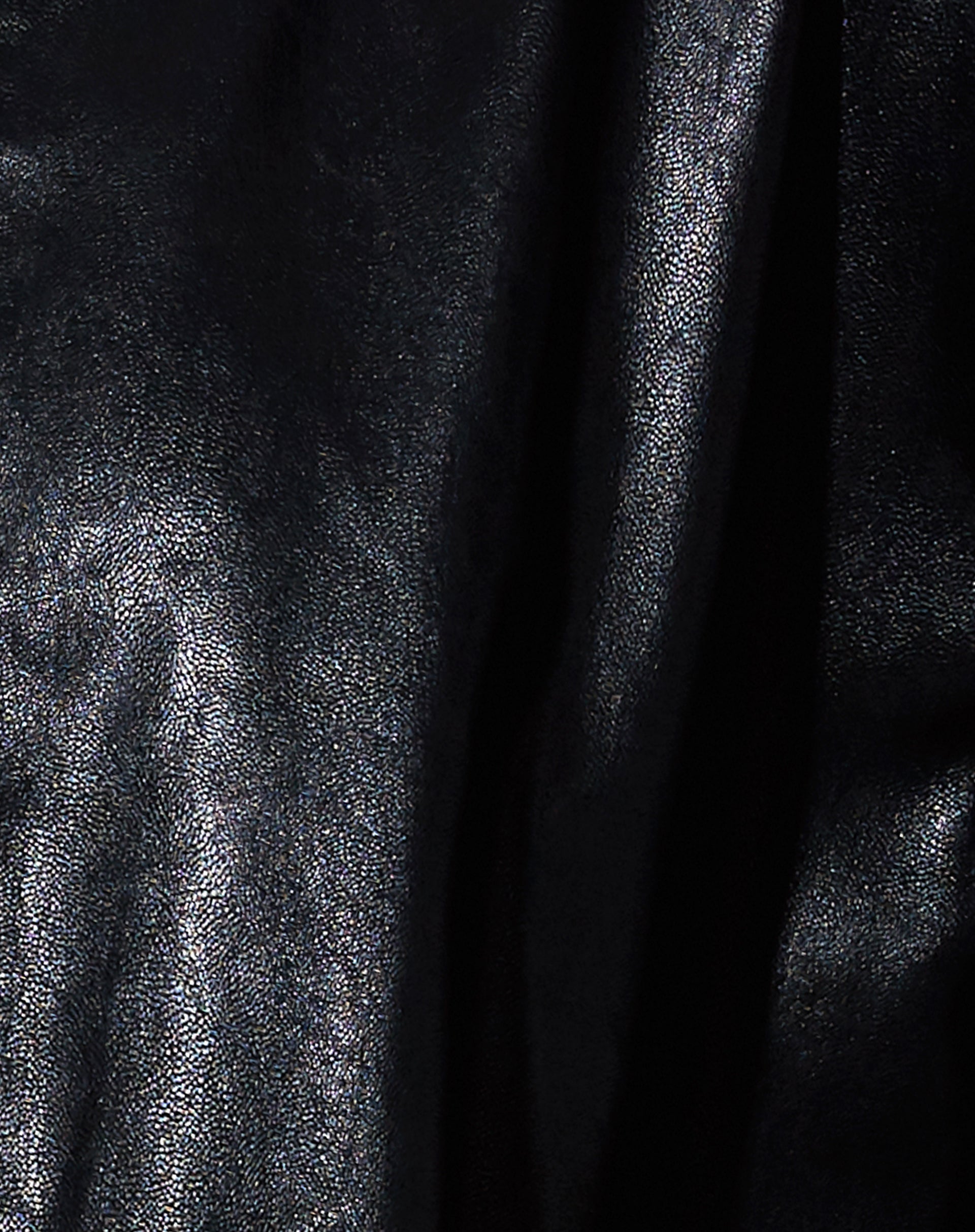 Benta Jacket in PU Black-Nico Sky