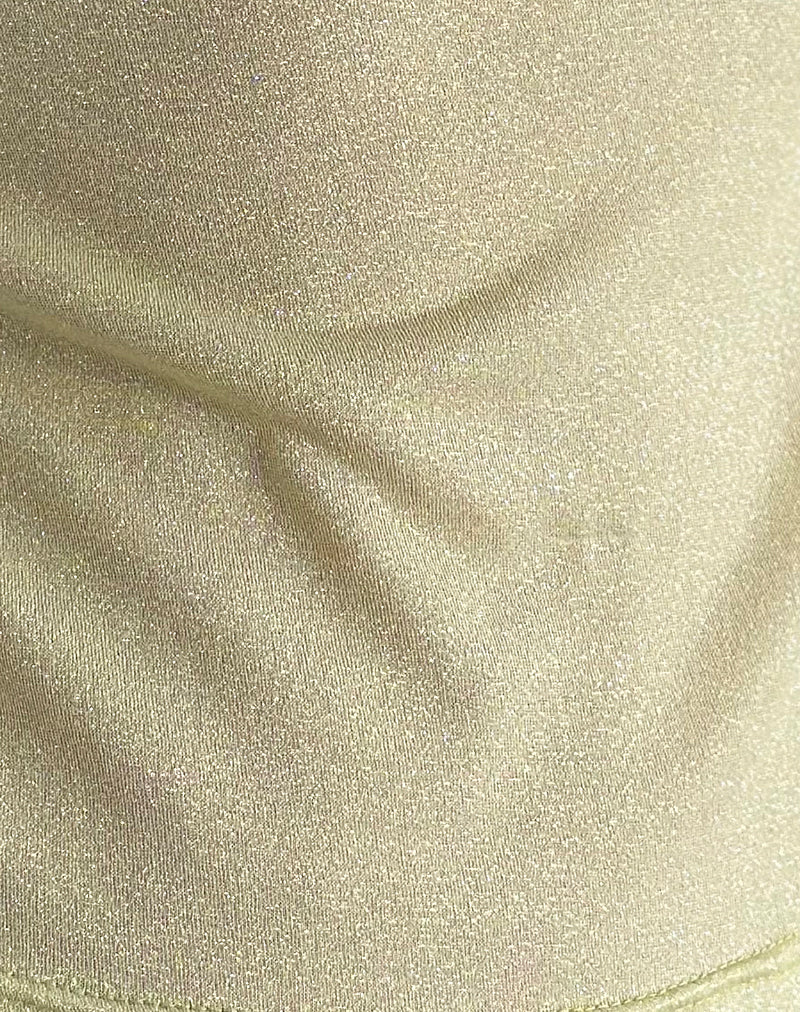 Bentley Top in Yellow Shimmer-Nico Sky