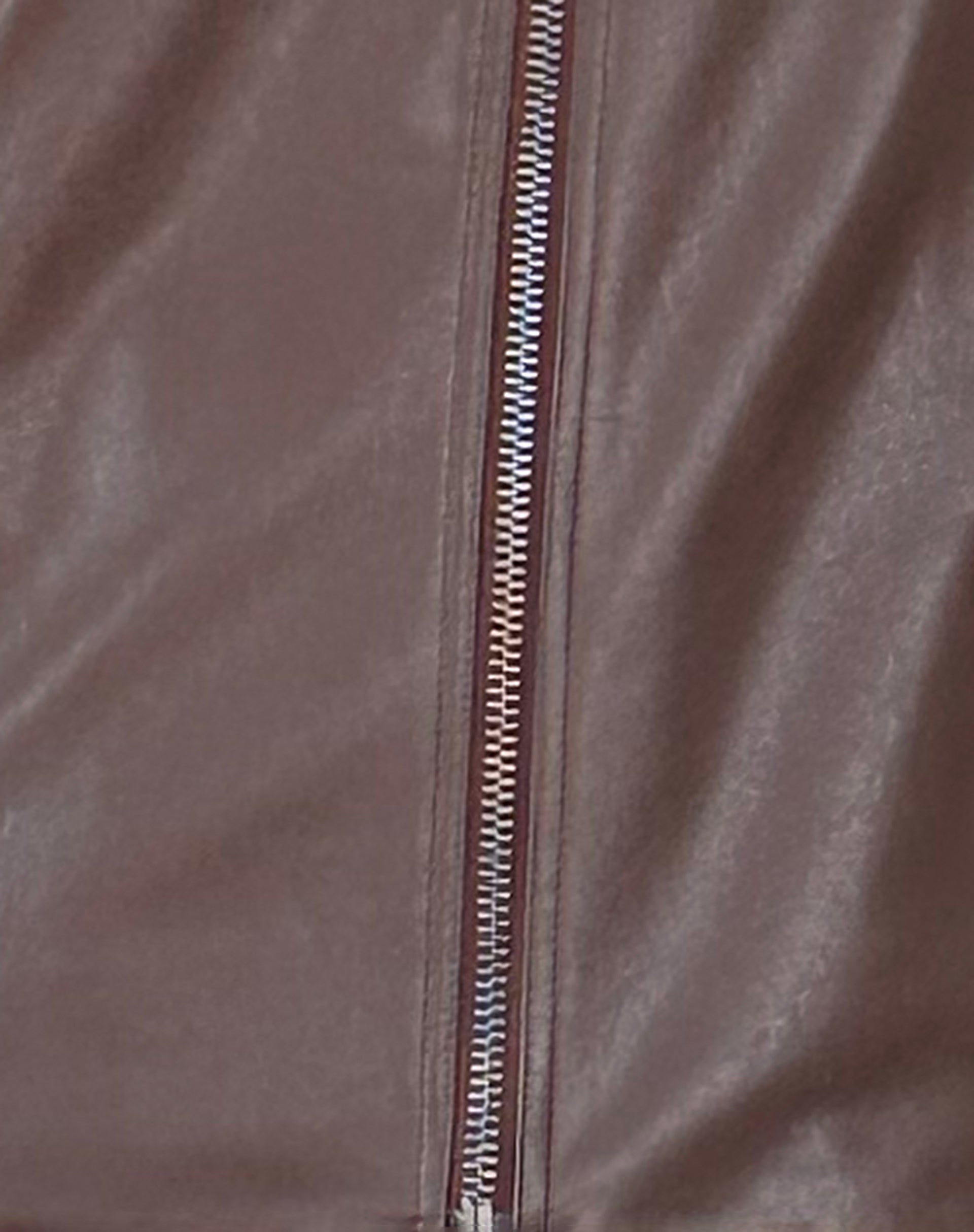 Berlin PU Trench Coat in Dark Brown-Nico Sky