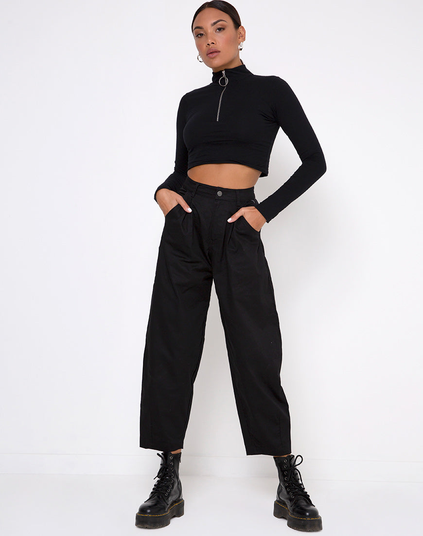 Bogo Pants in Black-Nico Sky