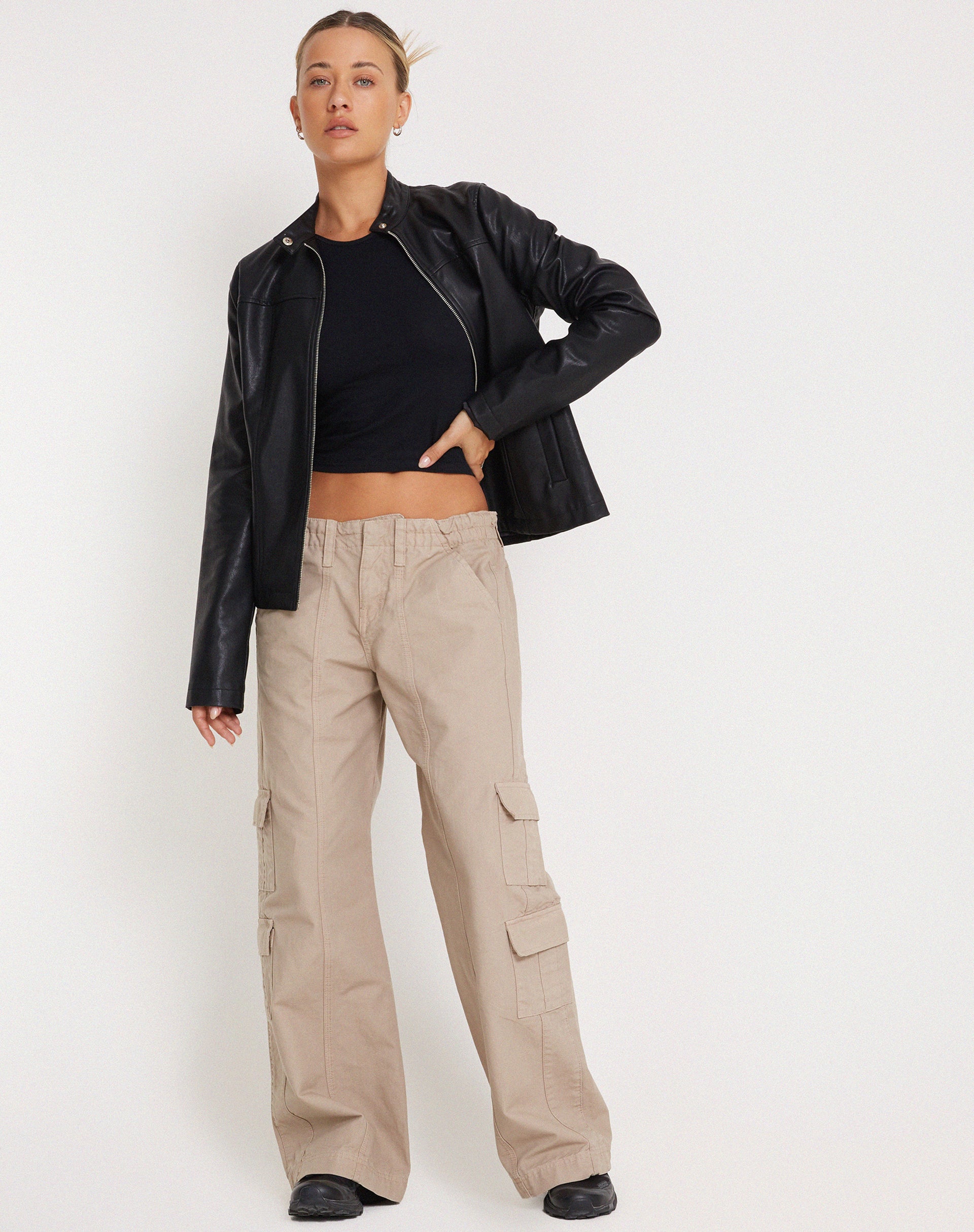 Bon Long Sleeve Top in Black-Nico Sky