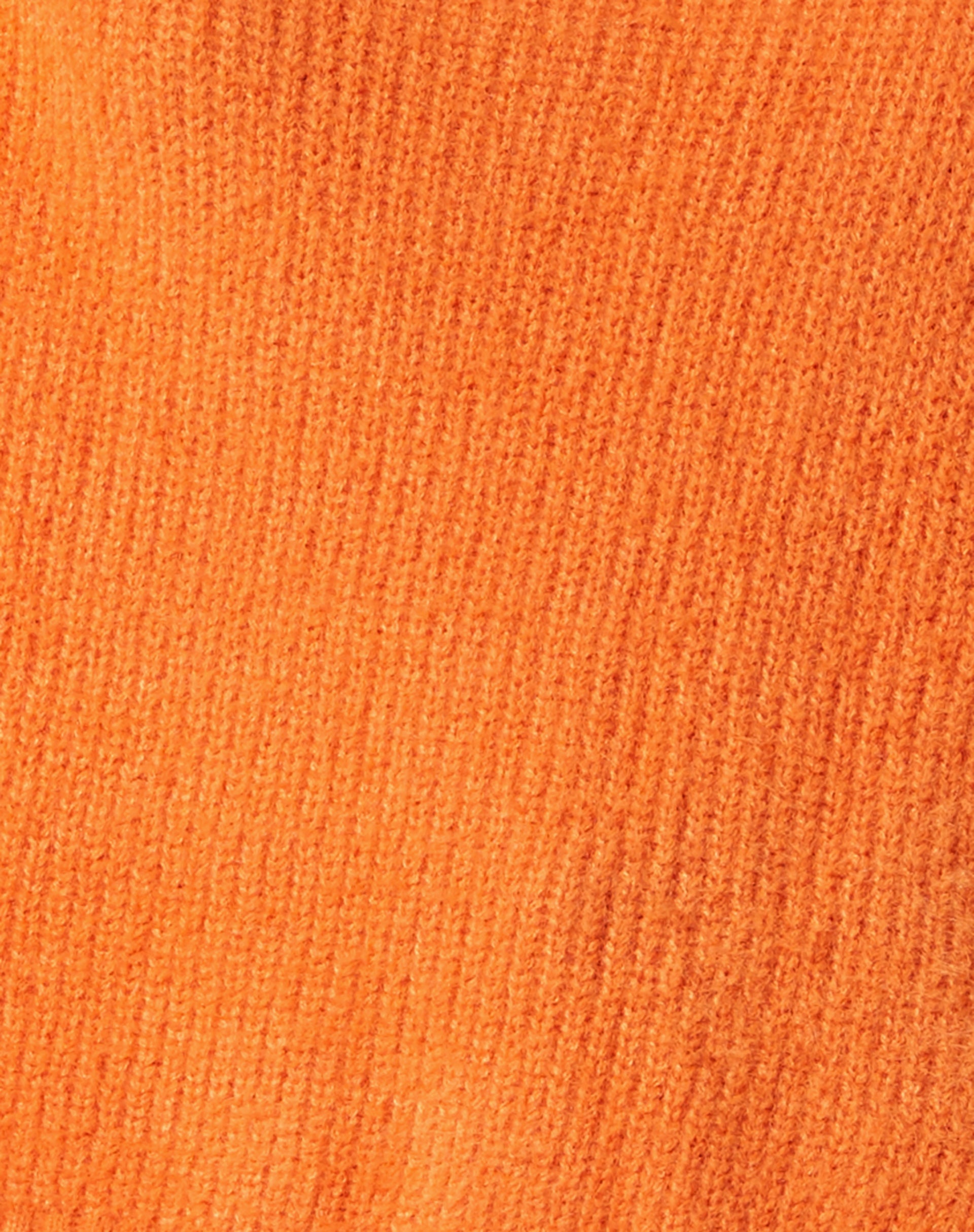 Bondy Jumper in Knit Persimmon Orange-Nico Sky