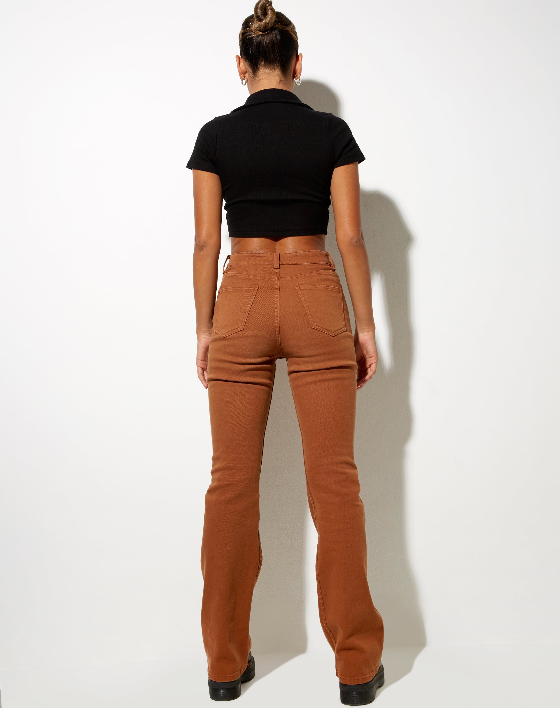 Bootleg Jeans in Ginger-Nico Sky