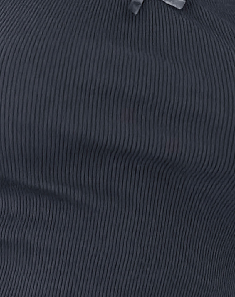 Bovita Long Sleeve Top in Ocean Storm-Nico Sky