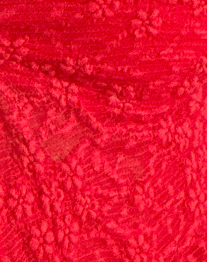 Briony Top in Lace Red-Nico Sky