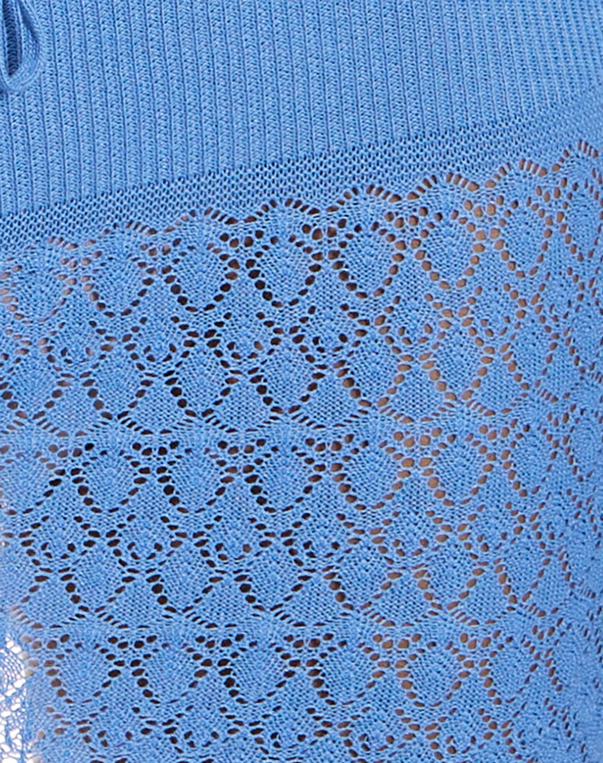 MOTEL X BARBARA Gatik Mini Skirt in Blue-Nico Sky