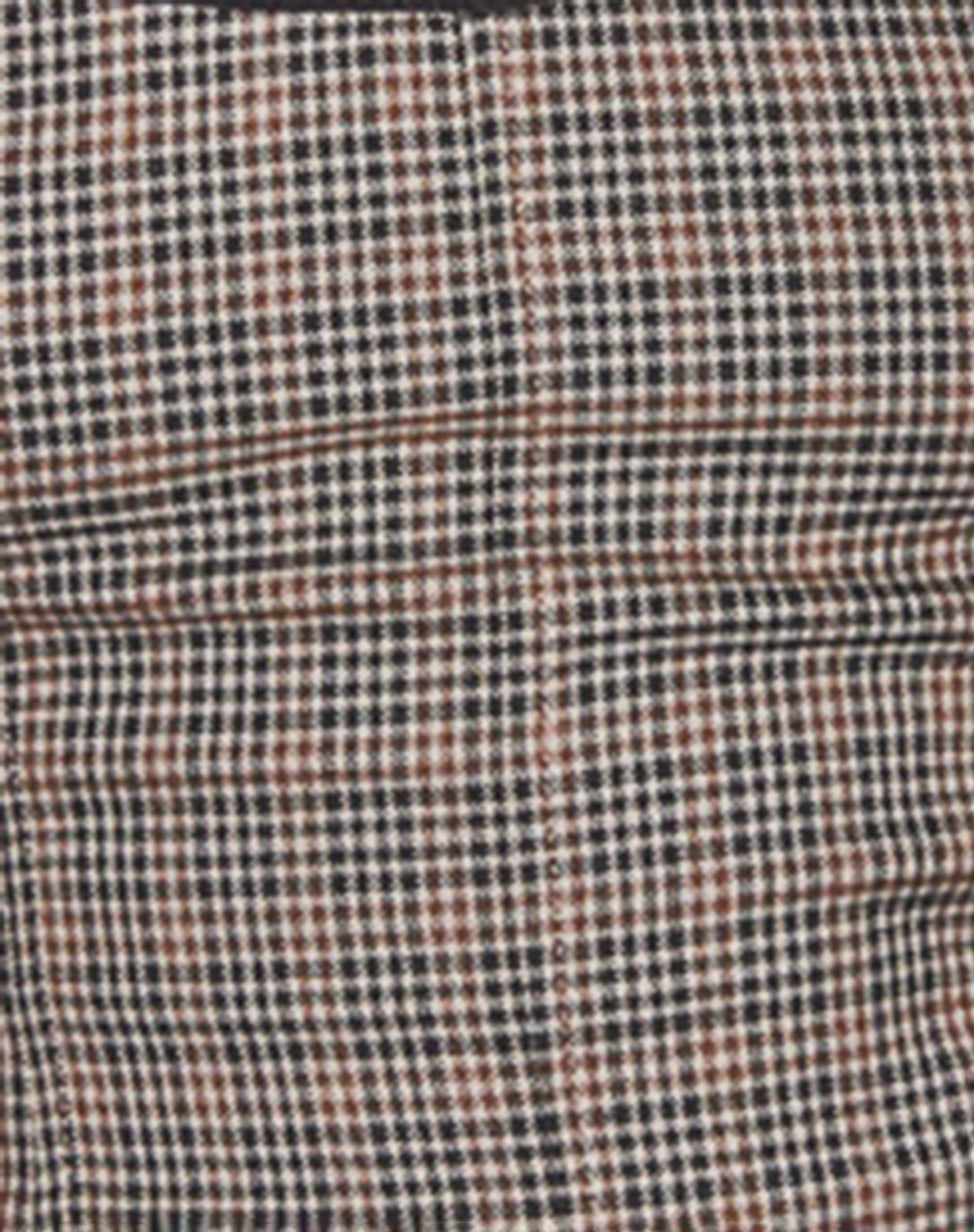 Calida Corset Top in Micro Check Brown-Nico Sky