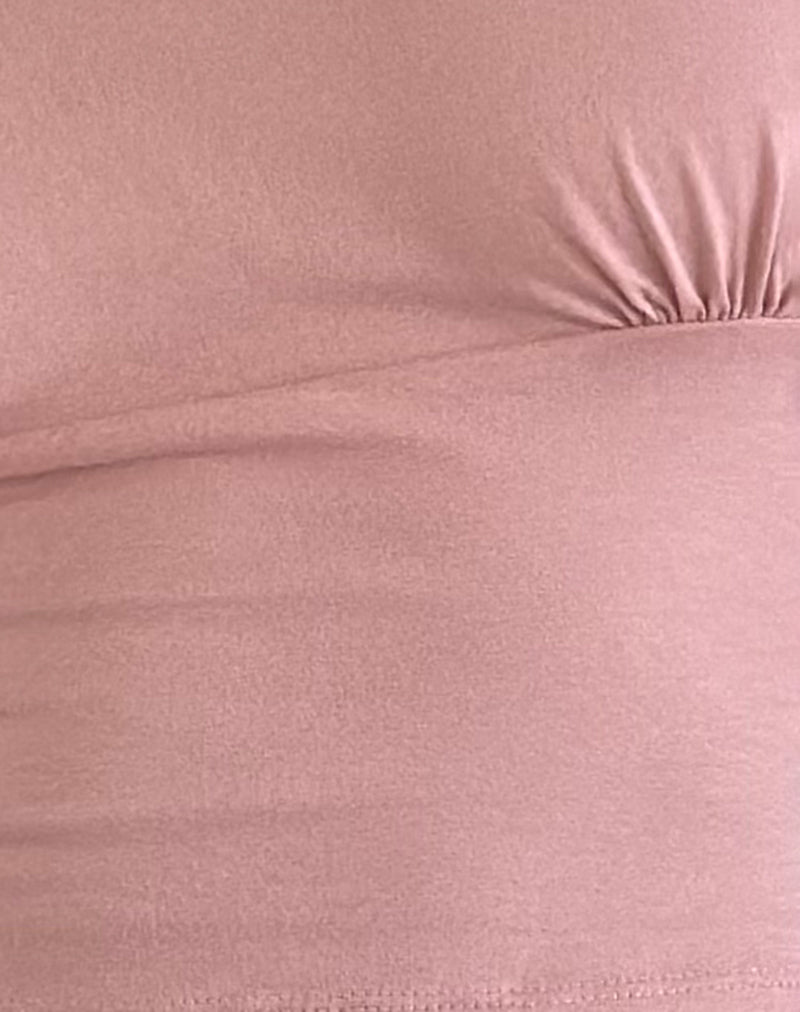 Cania Corset Top in Pink Lady-Nico Sky