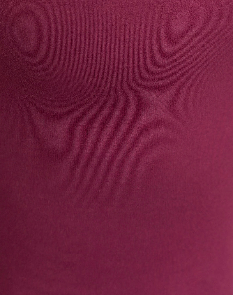 Cantana Maxi Dress in Burgundy-Nico Sky