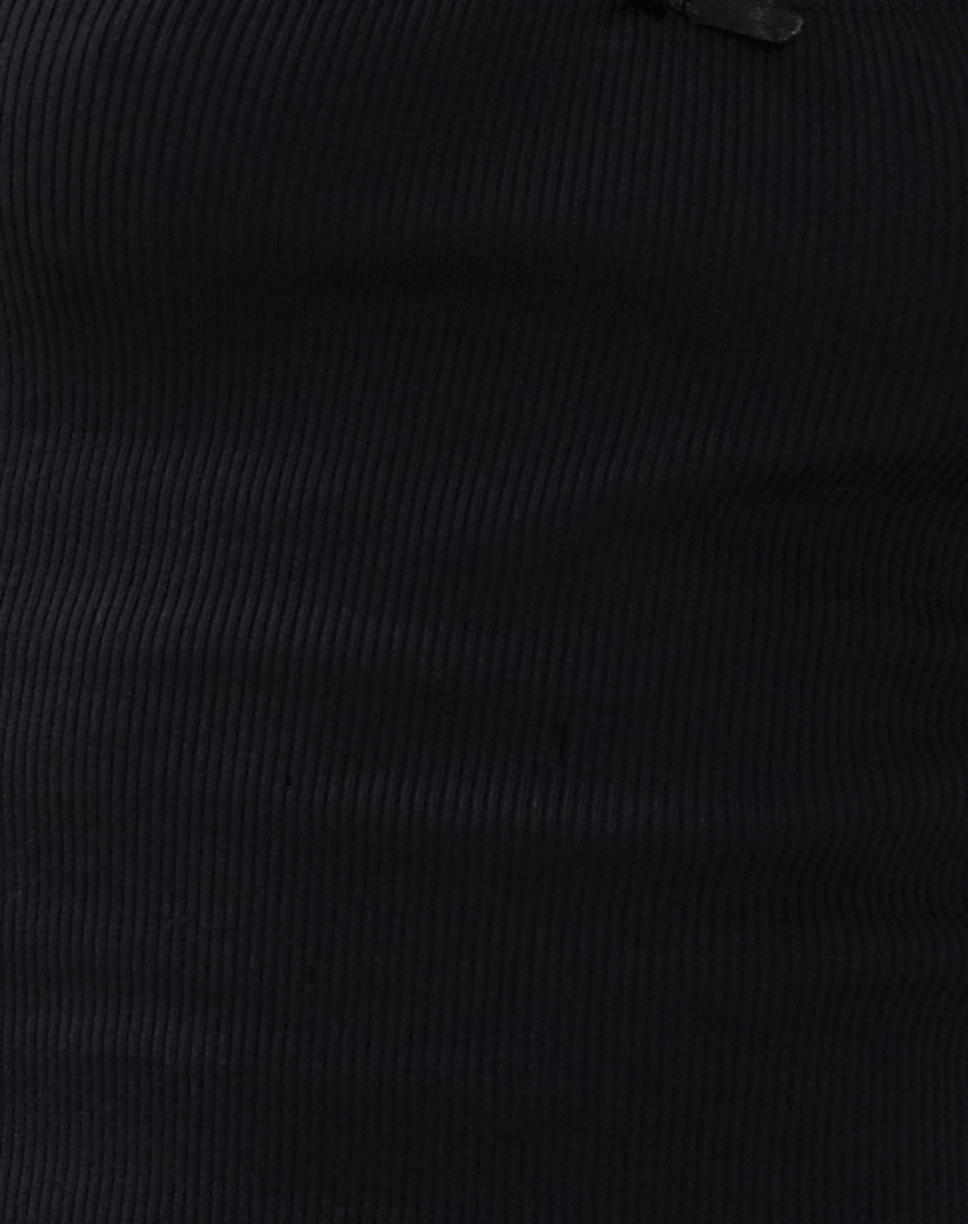 Carillo Lace Trim Vest Top in Black-Nico Sky