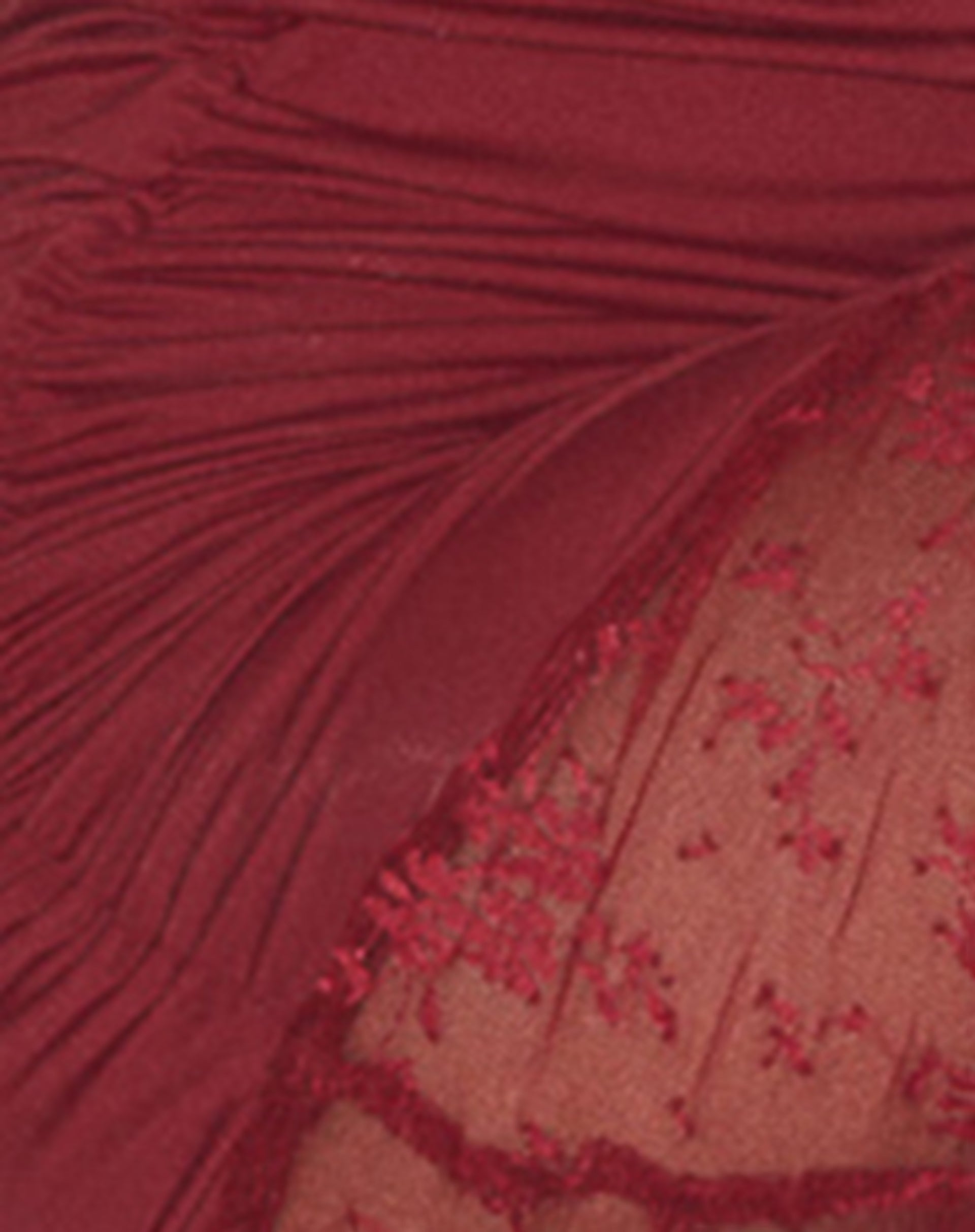 Carlie Bandeau Mini Dress in Dark Cherry-Nico Sky